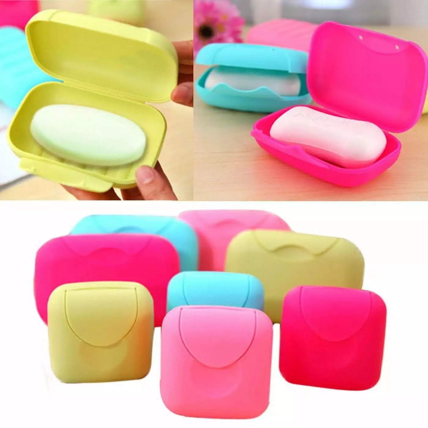 Qianying New Bathroom Dish Case Home Shower Travel Hiking Container Soap Box