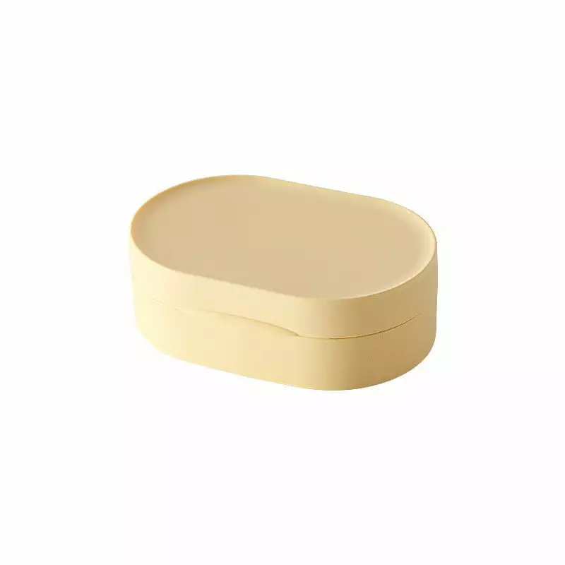 Qianying Travel Soap Box with Lid Mini Portable Soap Box Creatives Silicones Sealed Storage Box