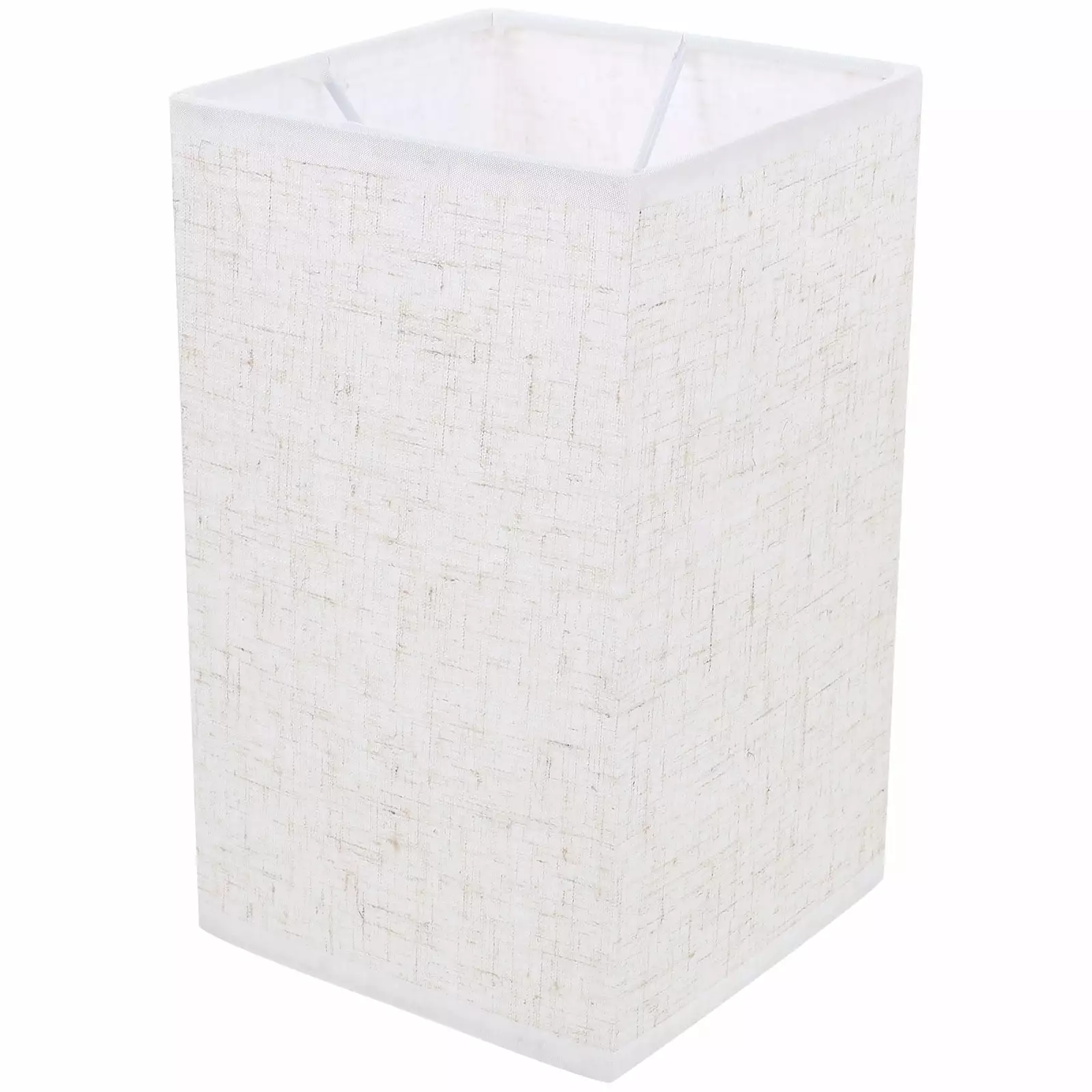 Qumonin Home Decor Square Lampshade 7.9in Fabric Linen Replacement Ornament