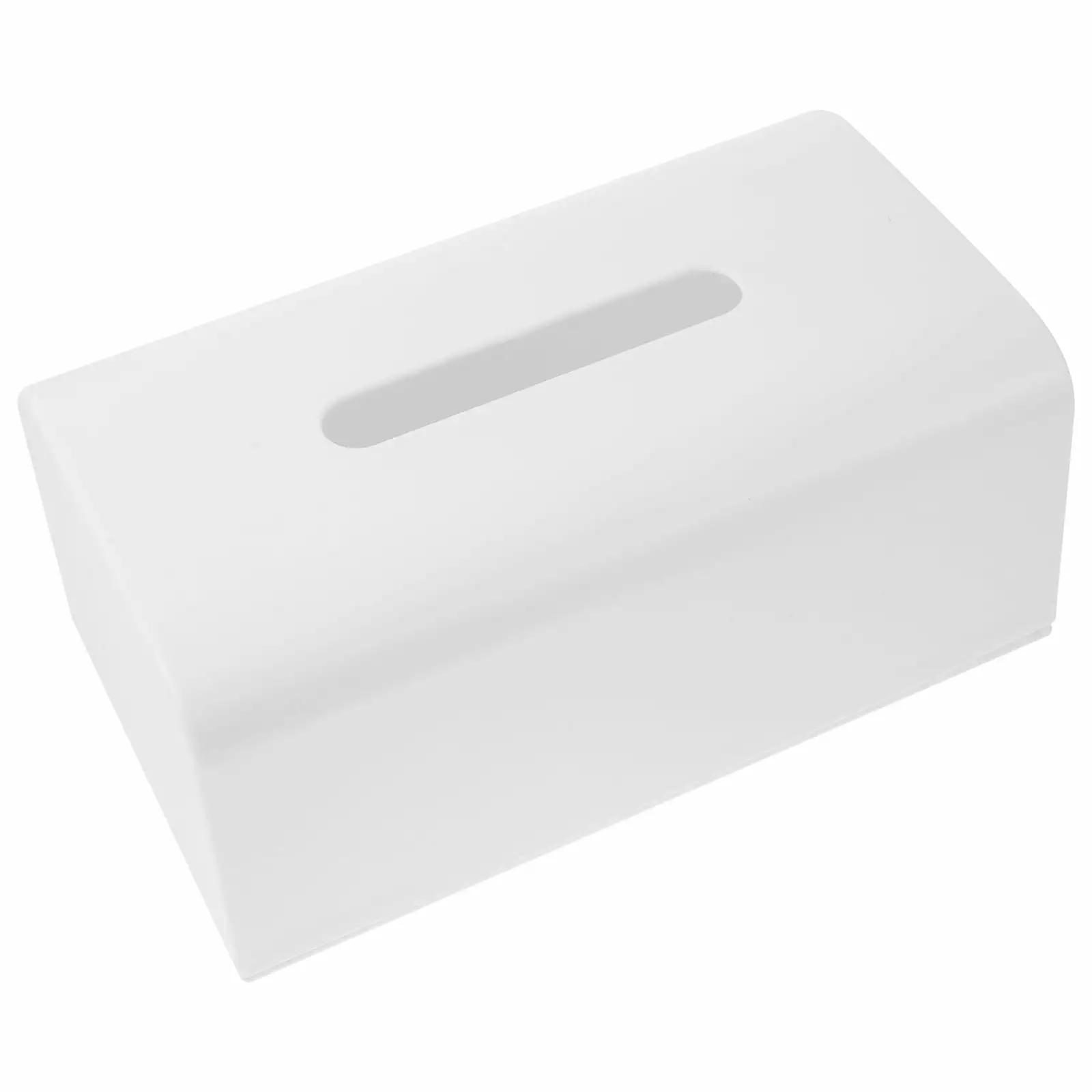 Qumonin Rectangular Plastic Tissue Box Cover for Home Office Car