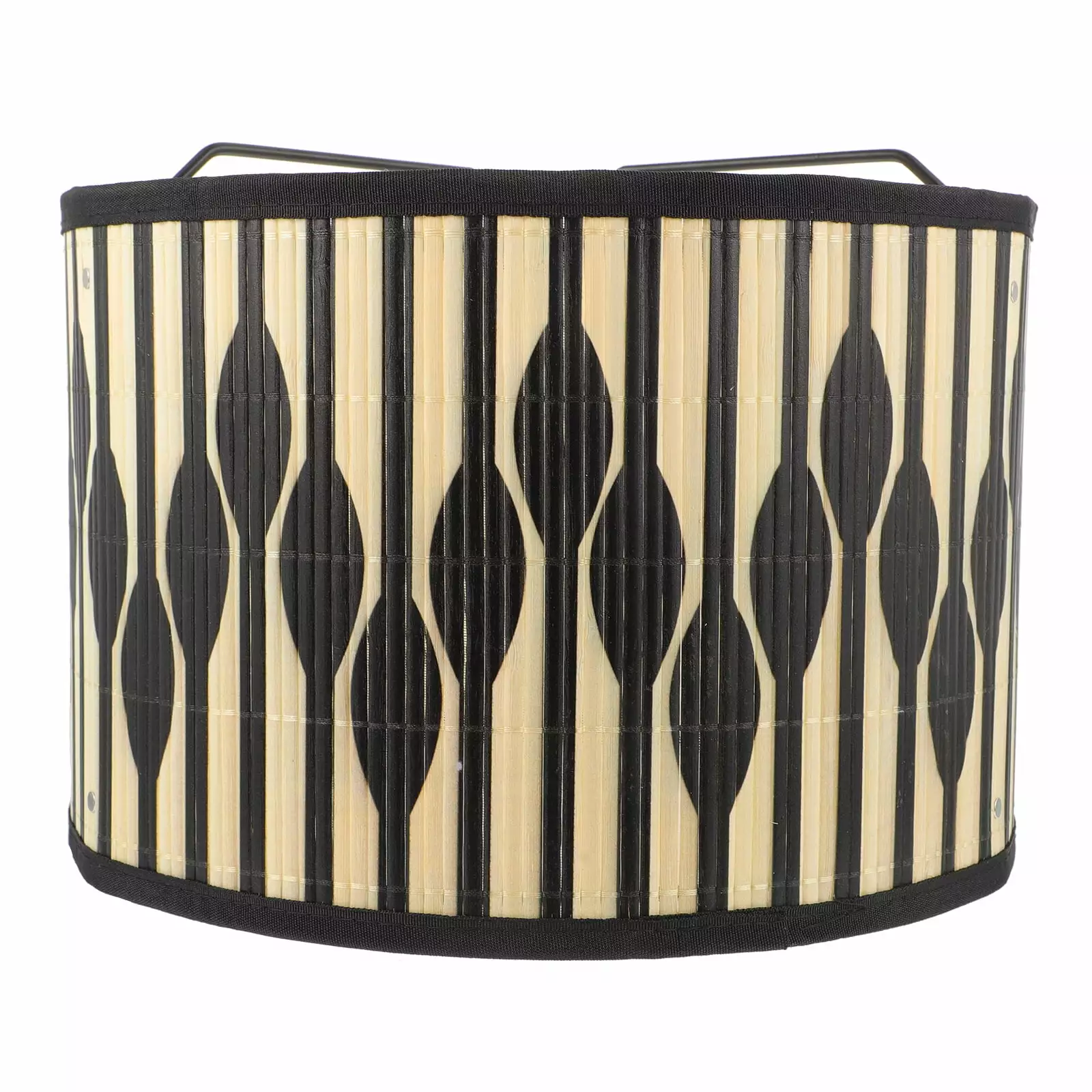 Qumonin Vintage Bamboo Lamp Shade for Chandeliers. Floor & Table Lamps