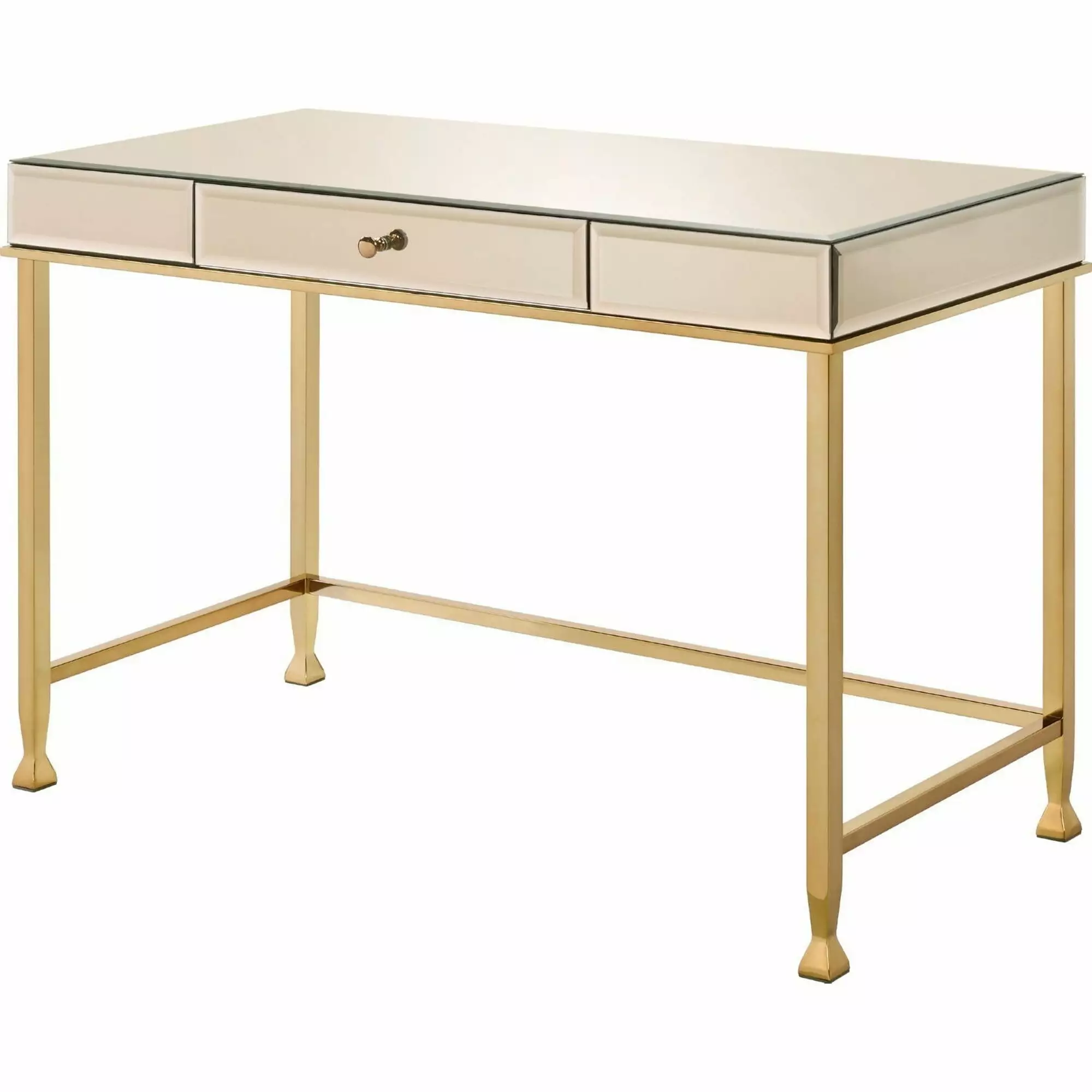 Rectangular Storage Writing Desk. Pink