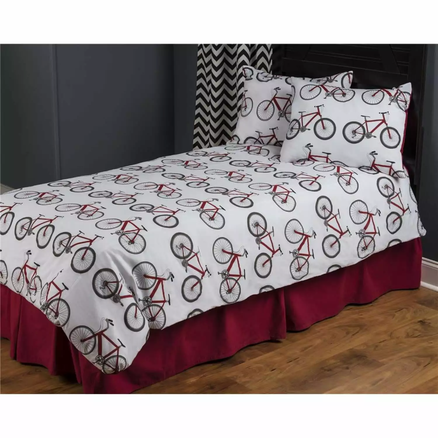 Rizzy Home Vintage Bicycle 3-piece Comforter Set by Red Twin 2 Piece