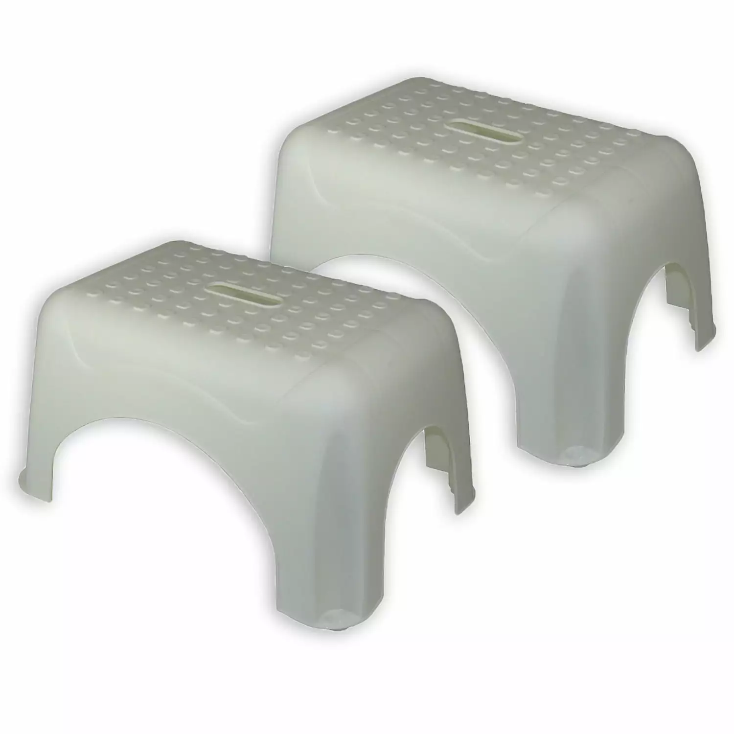 Romanoff Step Stool. White. Pack of 2