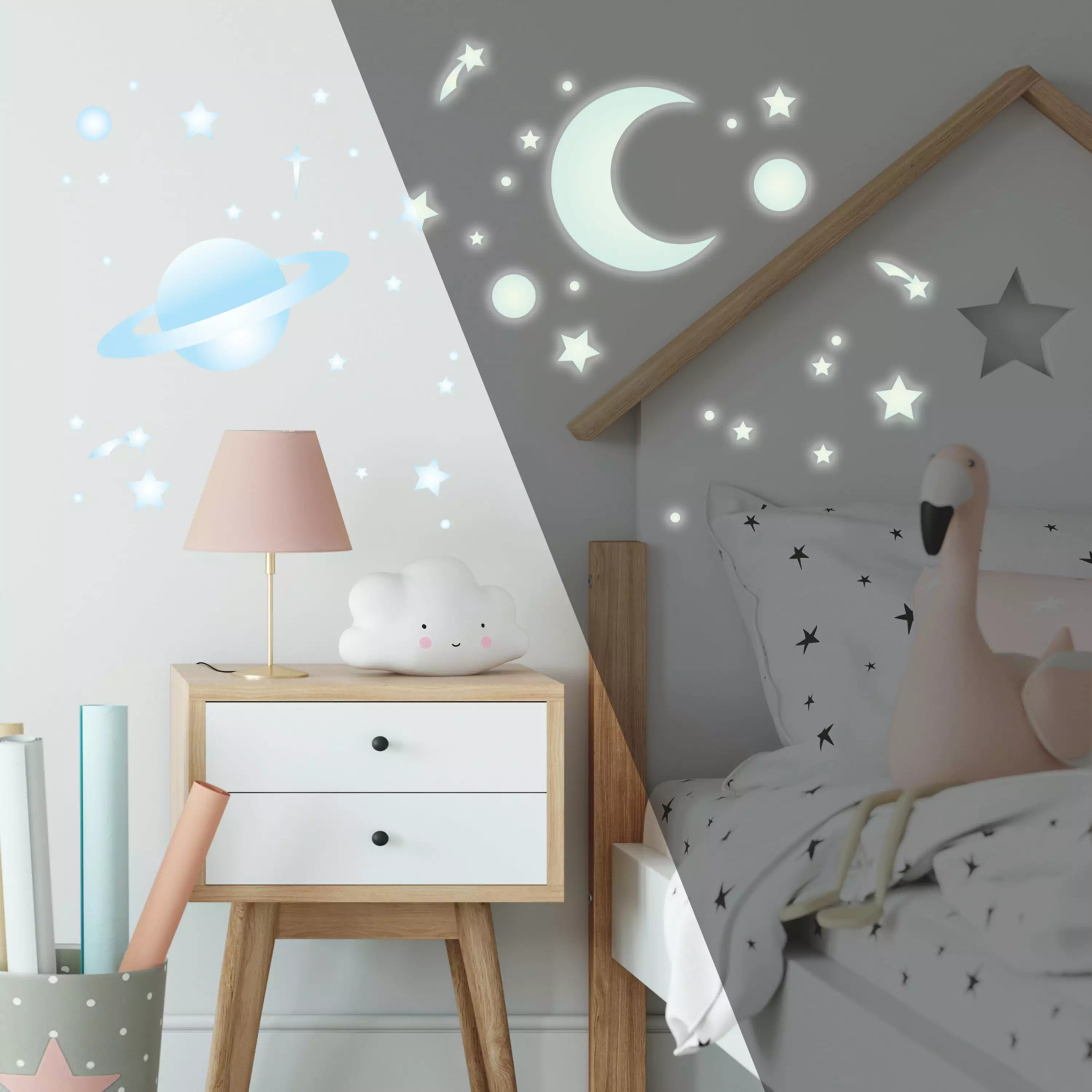 RoomMates Celestial Peel and Stick Wall Decals. Child Room Wall Stickers