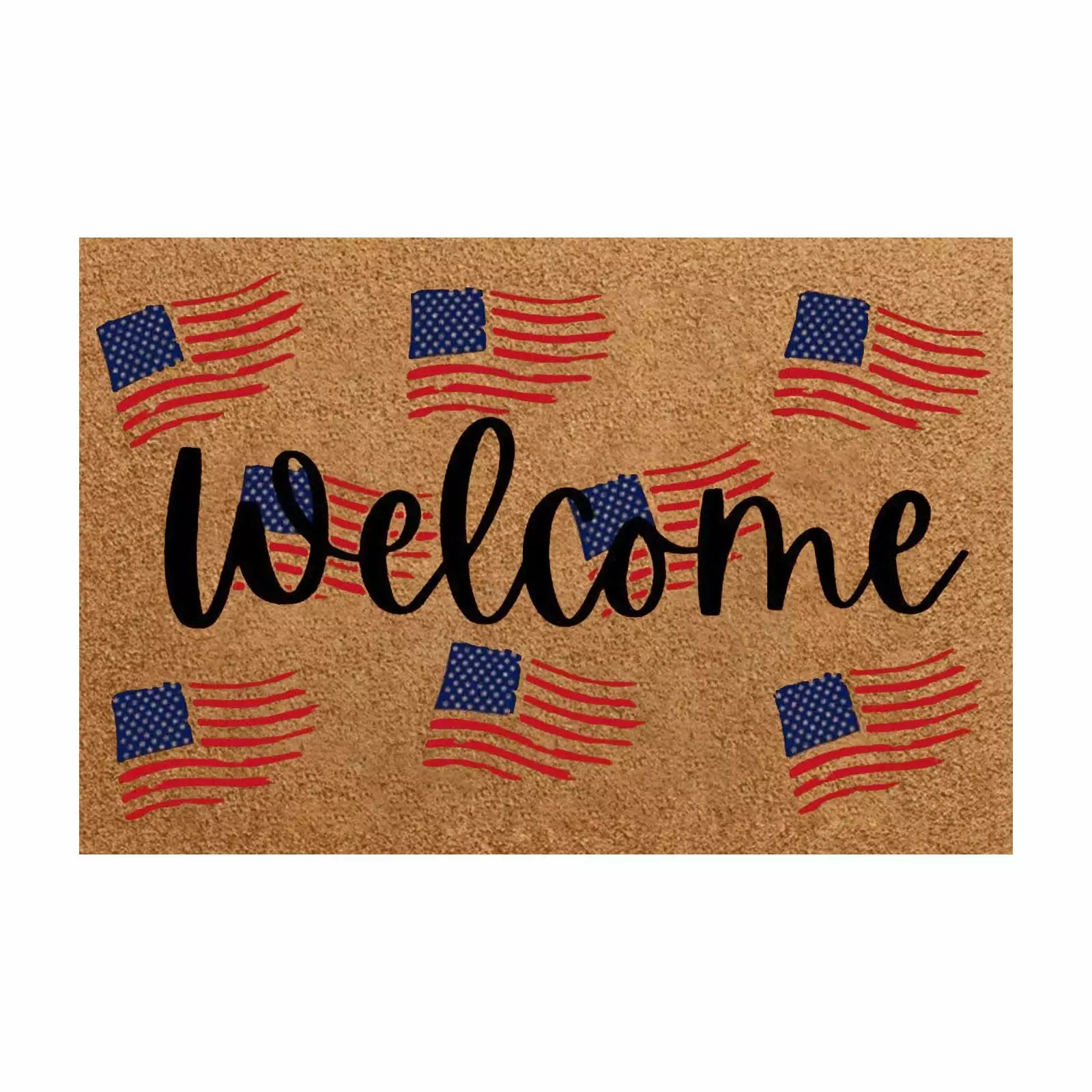 Rovga Doormats 4Th Of July Independence Day Non Slip Bath Rugs Us Flag Floor Mat Entrance Front Door Rug For Home Living Room Bathroom A A