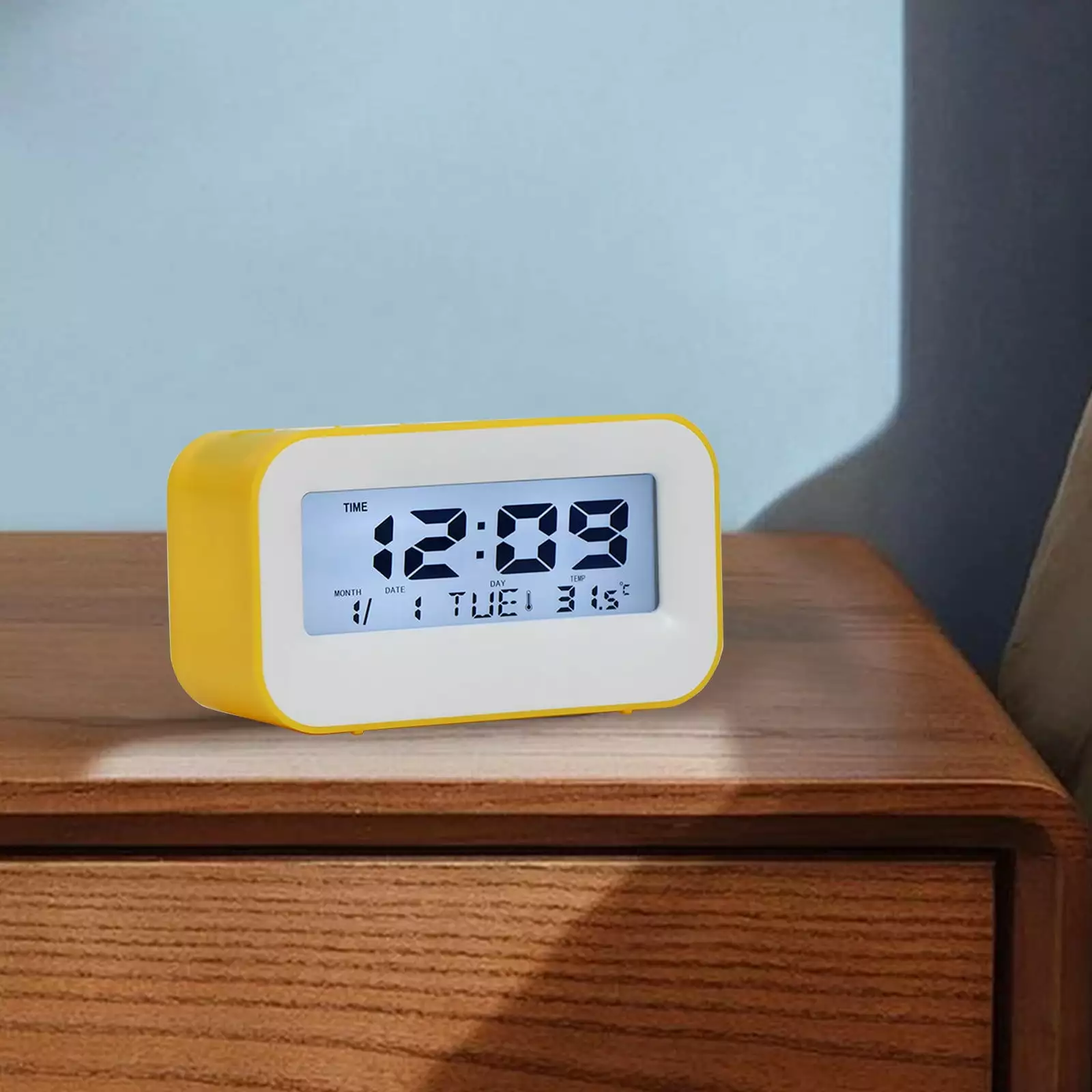 SSZMDLB Deals Of The Week Alarm Clock. Simples Display Alarm Clock Student Wake-up Alarm Clock Electronic Clock White Backlight Perpetual Calendar Alarm Clock