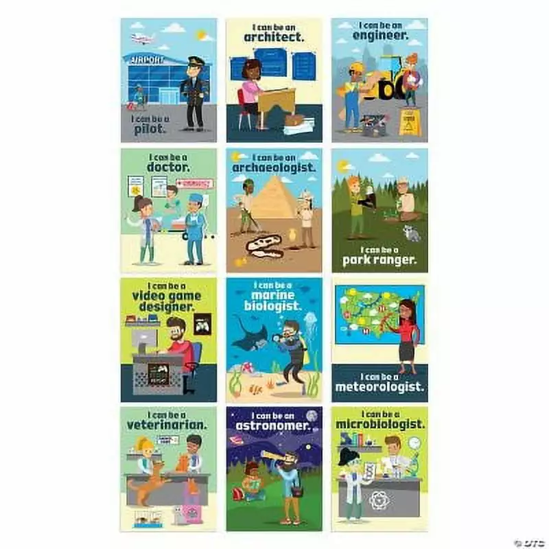 STEAM Career Posters. Classroom. Educational. 12 Pieces