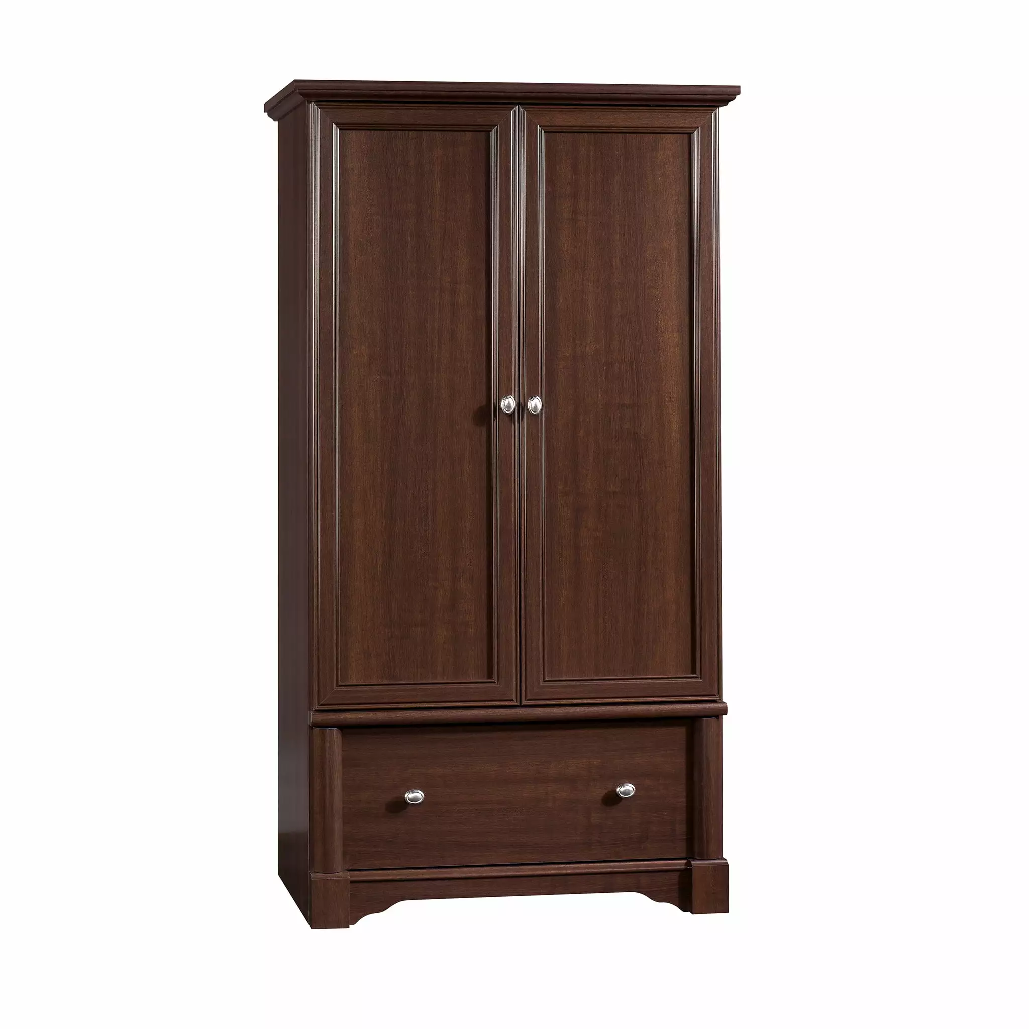 Sauder Palladia Armoire. Select Cherry Finish