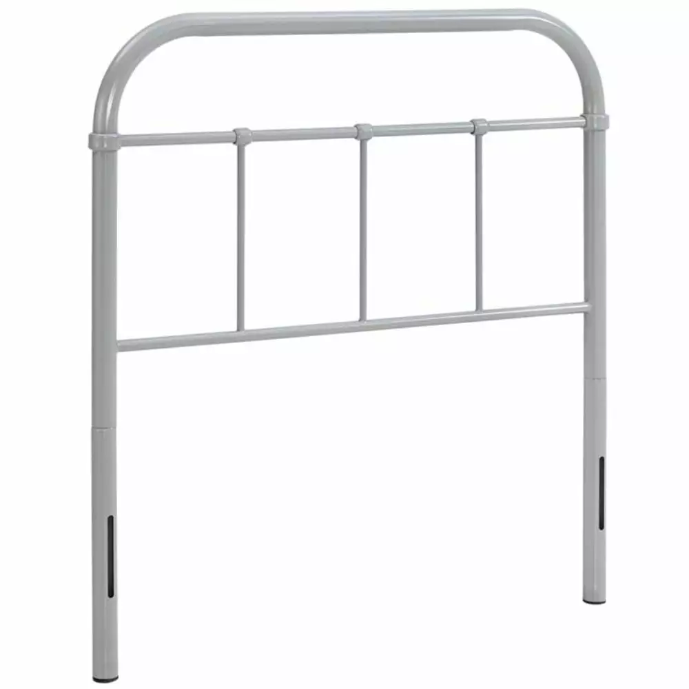 Serena Twin Steel Headboard Gray