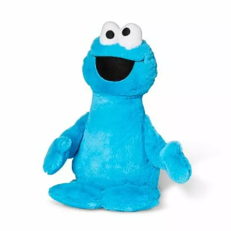 Sesame Street Blue Cookie Monster Pillow Buddy. 100% Microfiber. Kids Bedding