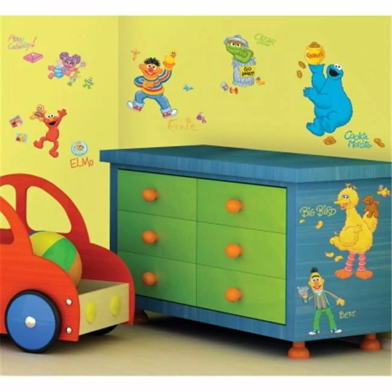 Sesame Street Peel & Stick Wall Decals