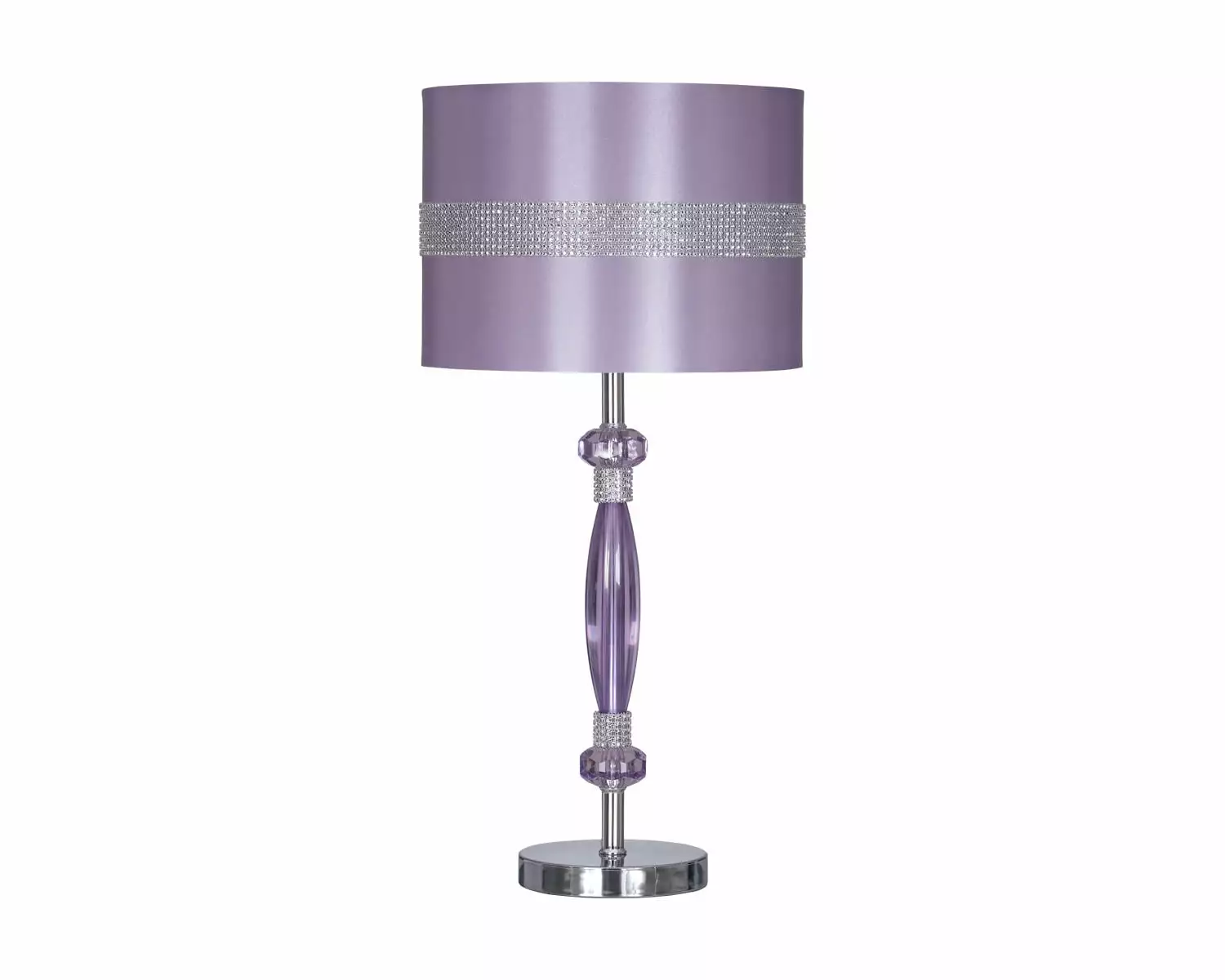 Signature Design by Ashley Contemporary Nyssa Table Lamp Purple