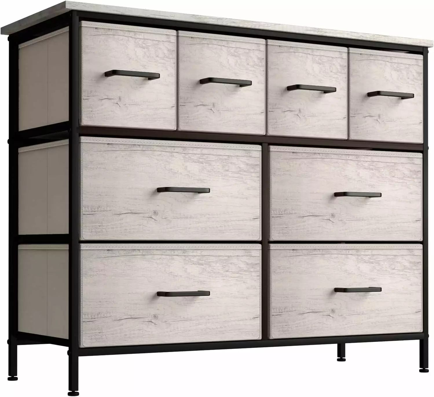 Sorbus 8-Drawer Dresser - Faux Wood Storage for Clothes in Bedroom. Living Room. Dorm - Easy-Pull Bins