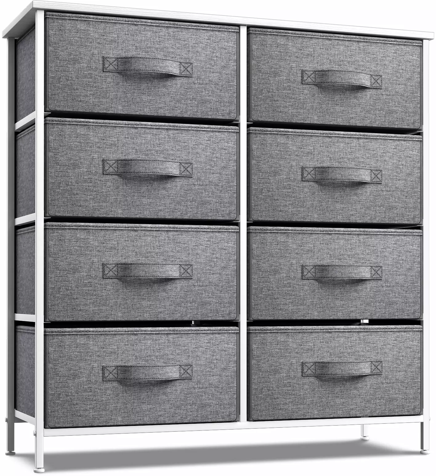 Sorbus Dresser with 8 Drawers- White