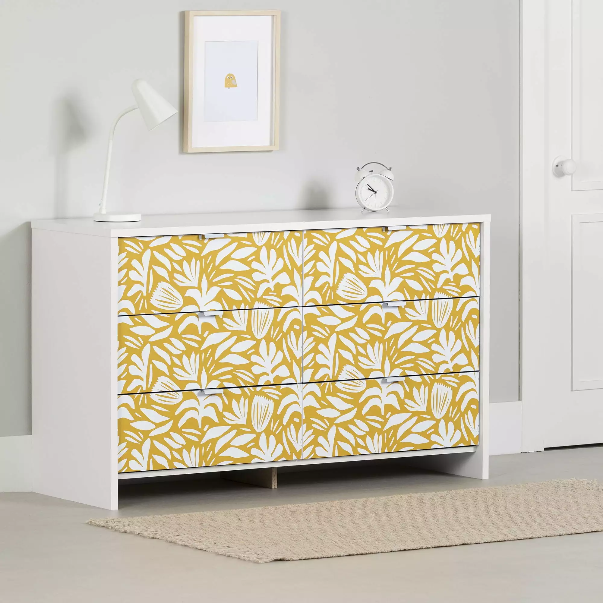 South Shore Bloom. Bohemian Harmony Dresser. Yellow