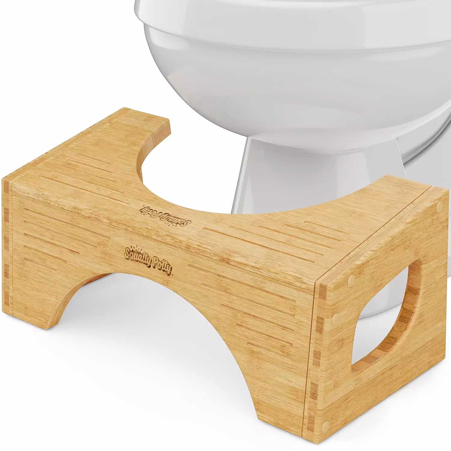 Squatty Potty Bamboo Flip Toilet Stool