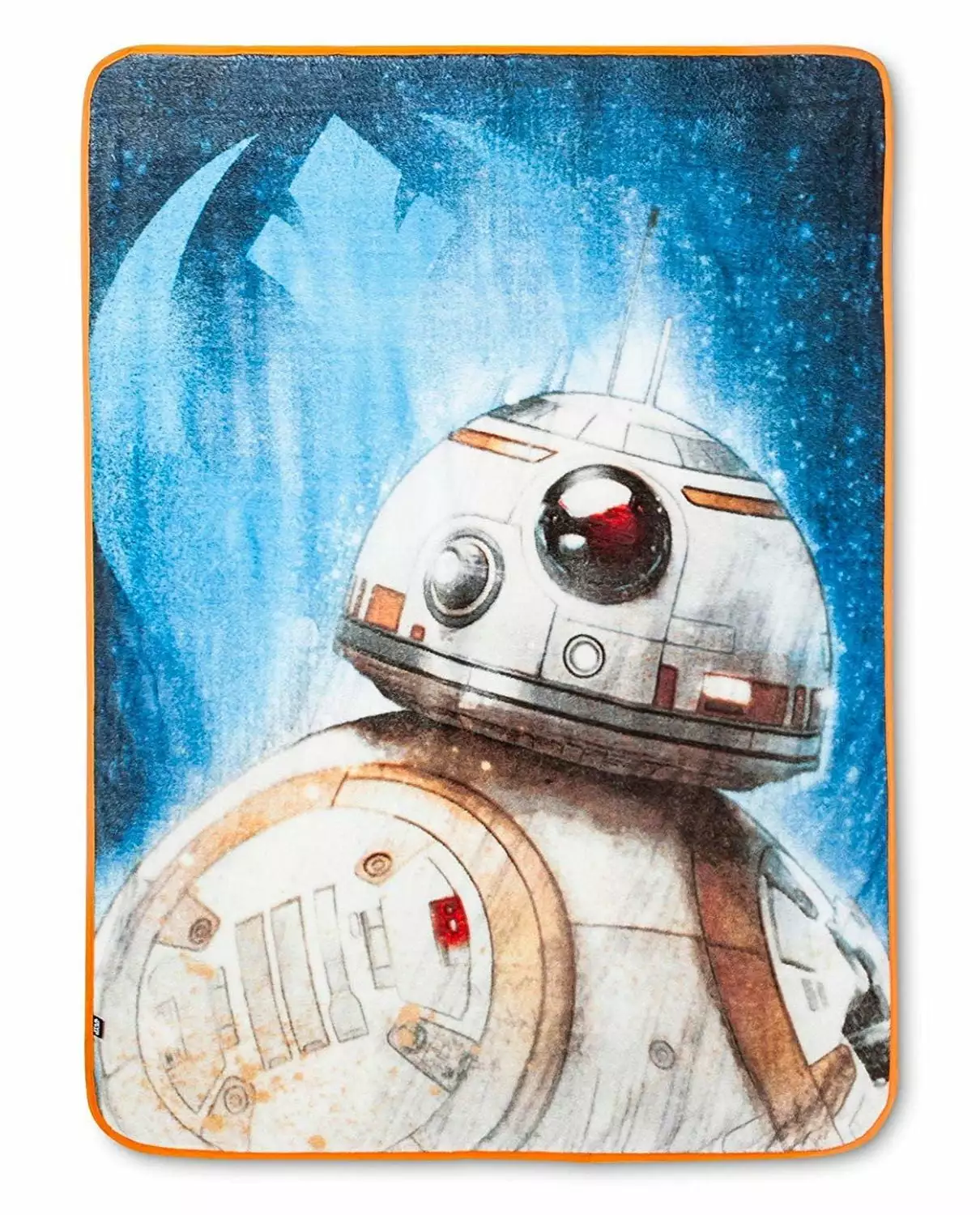 Star Wars BB-8 Blue & Orange Throw Blanket - Super Plush 46x60