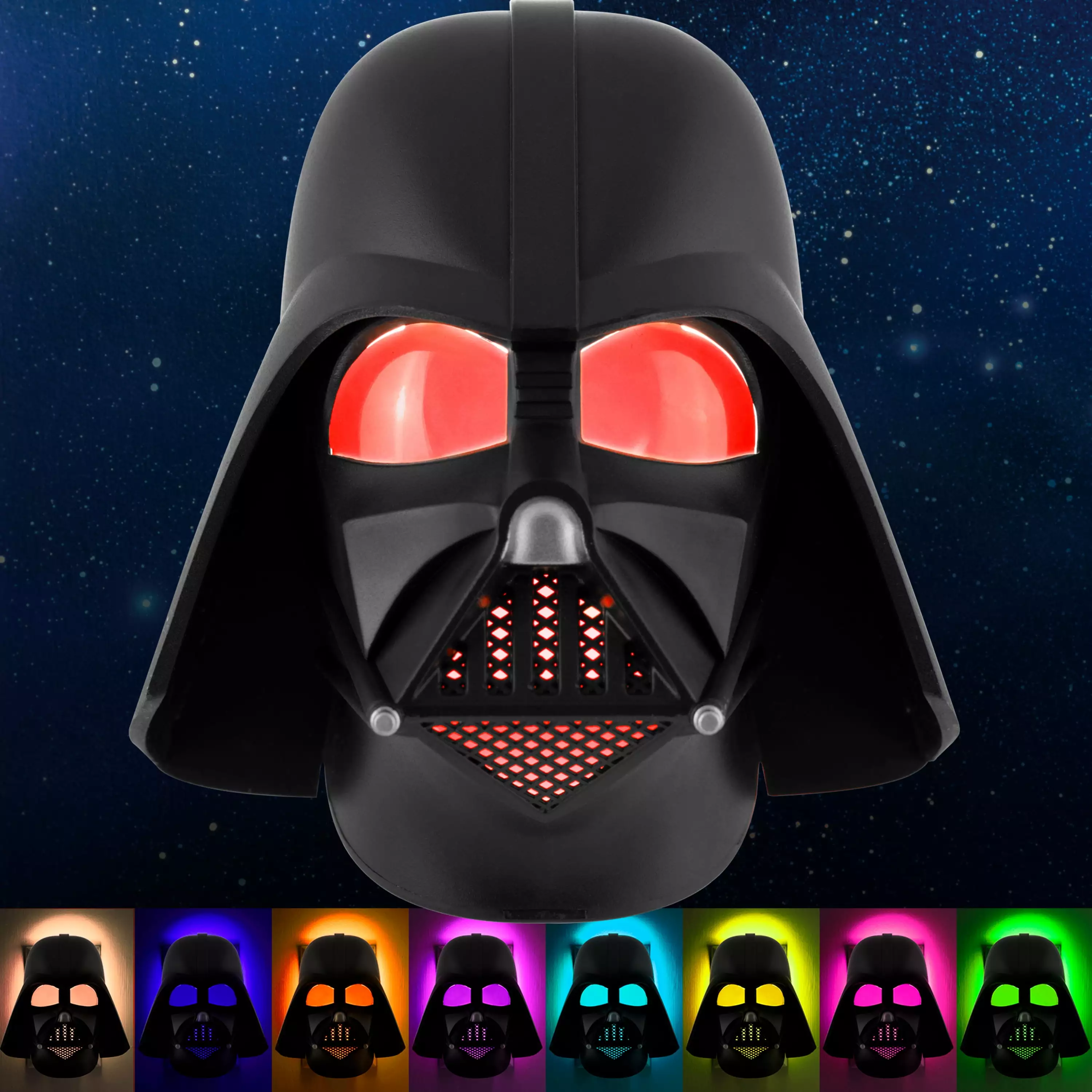 Star Wars Darth Vader LED Night Light. Automatic. Color-Changing. 43428