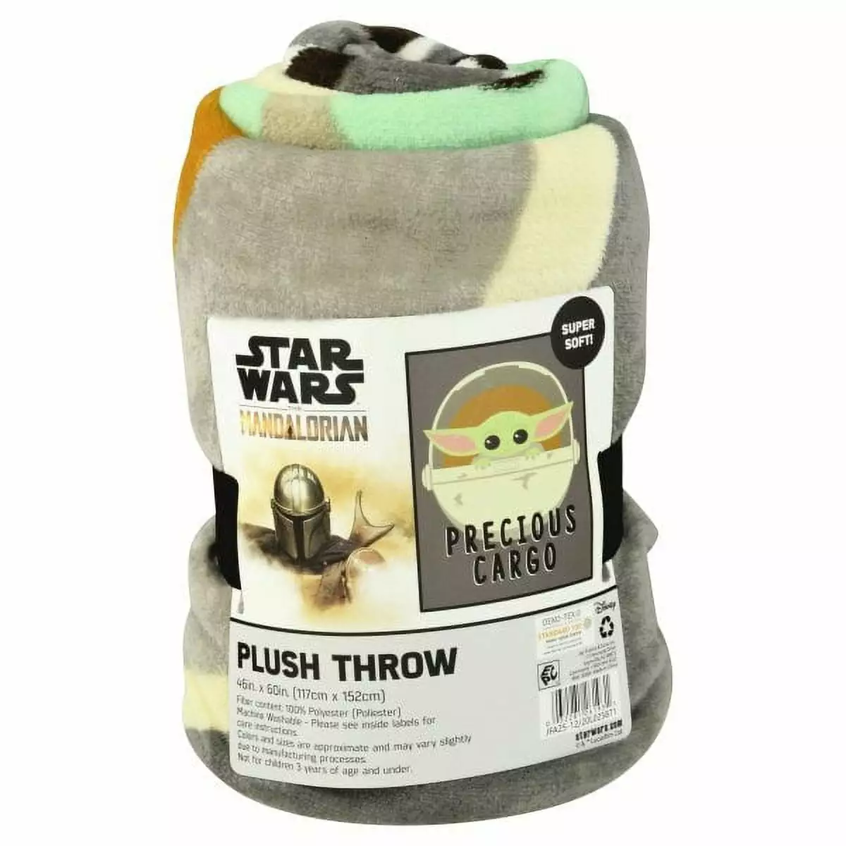 Star Wars The Mandalorian Precious Cargo Throw Blanket