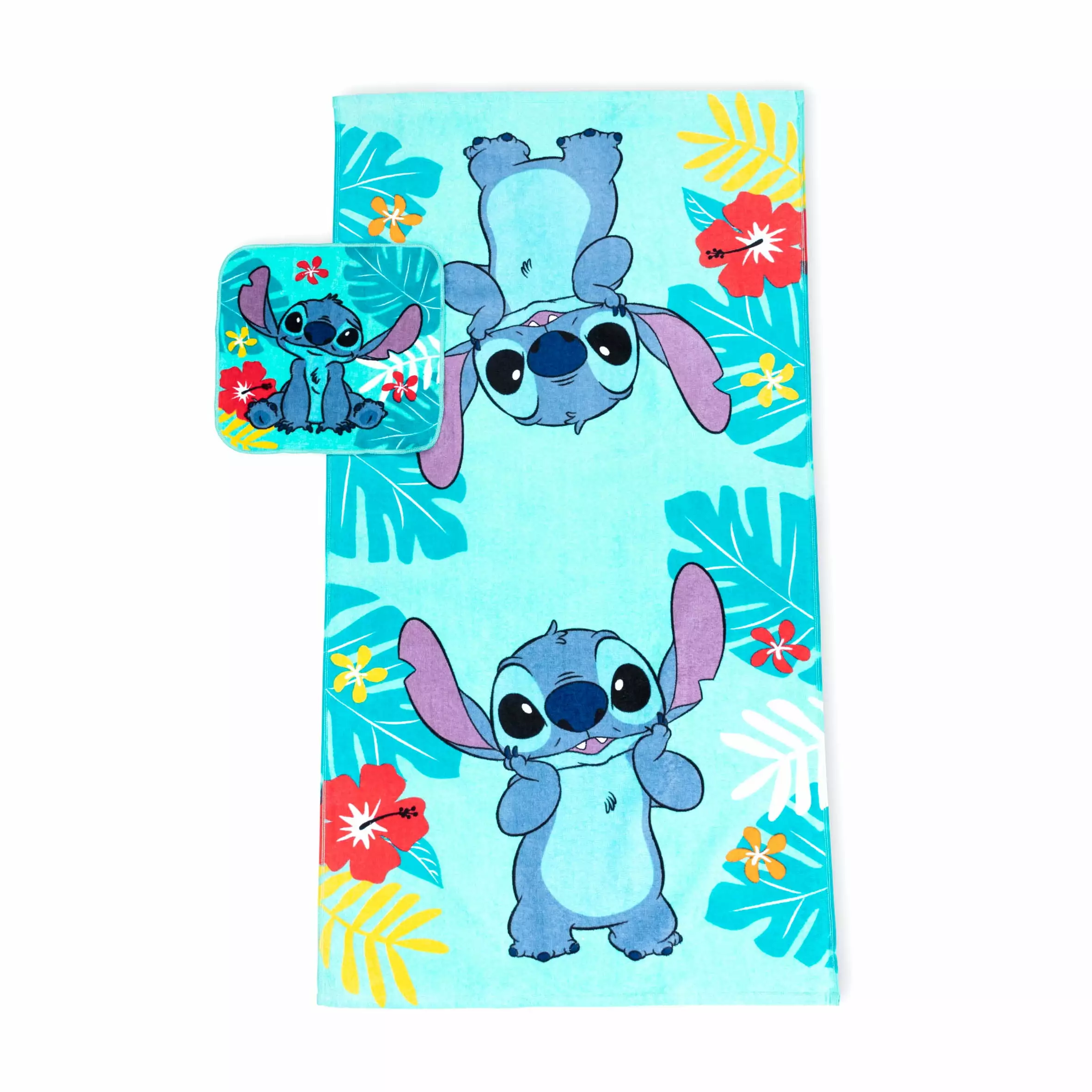 Stitch Kids Cotton 2 Piece Towel and Washcloth Set