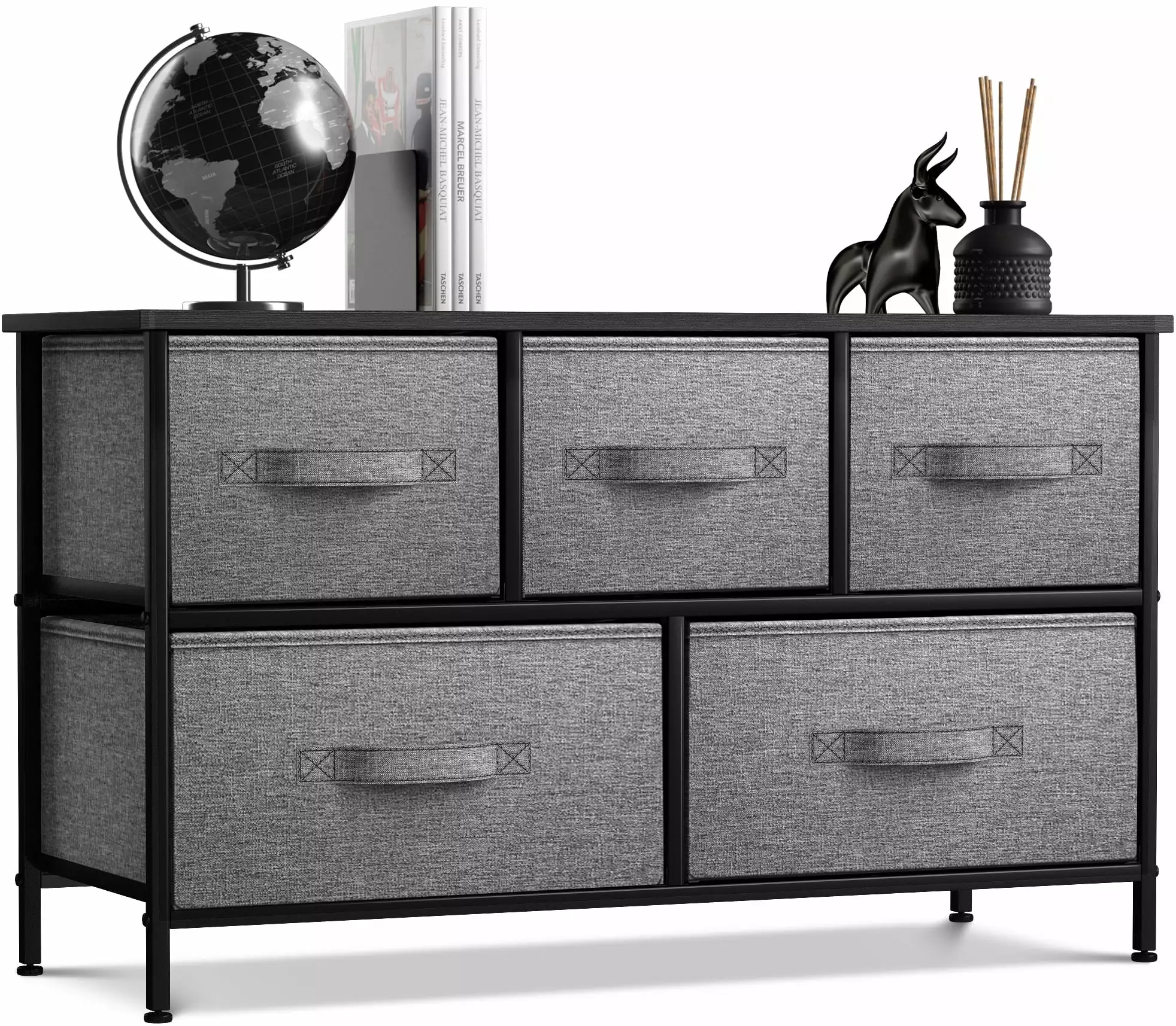 Storage Cube Dresser - Black