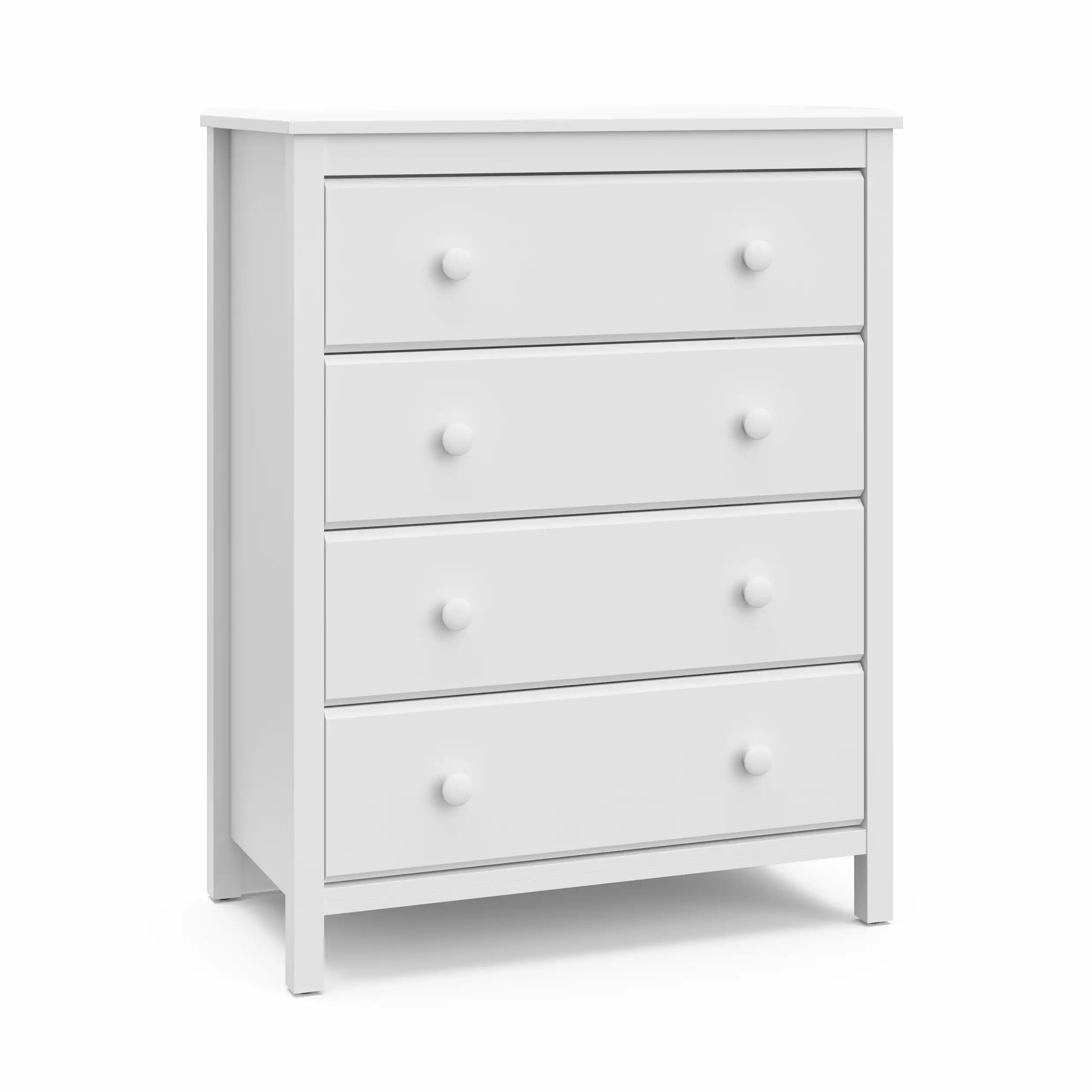 Storkcraft Alpine 4 Drawer Nursery Dresser. White