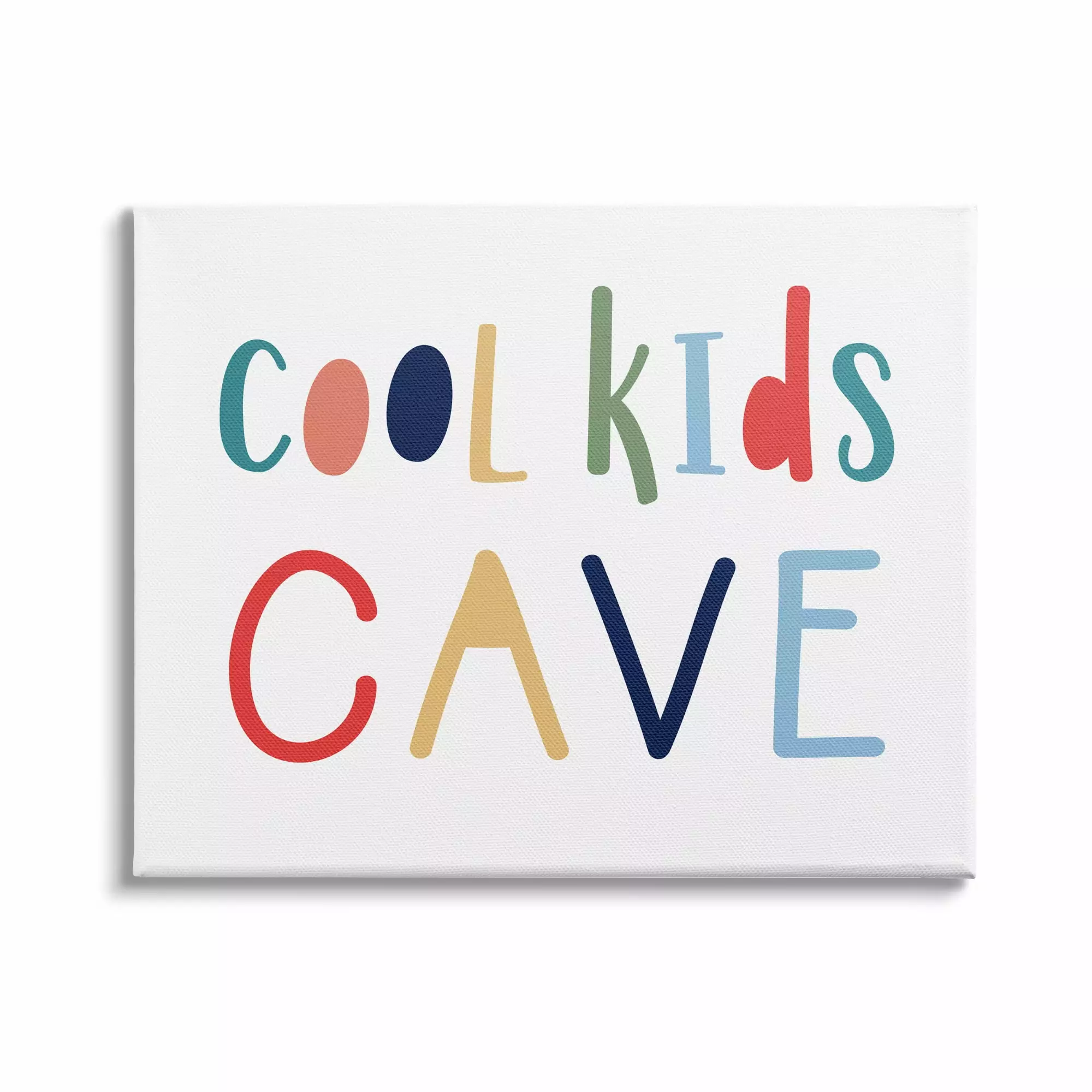 Stupell Indtries Cool Kids Cave Sign Playful Children's Typography.30 x 24.Design by Natalie Carpentieri