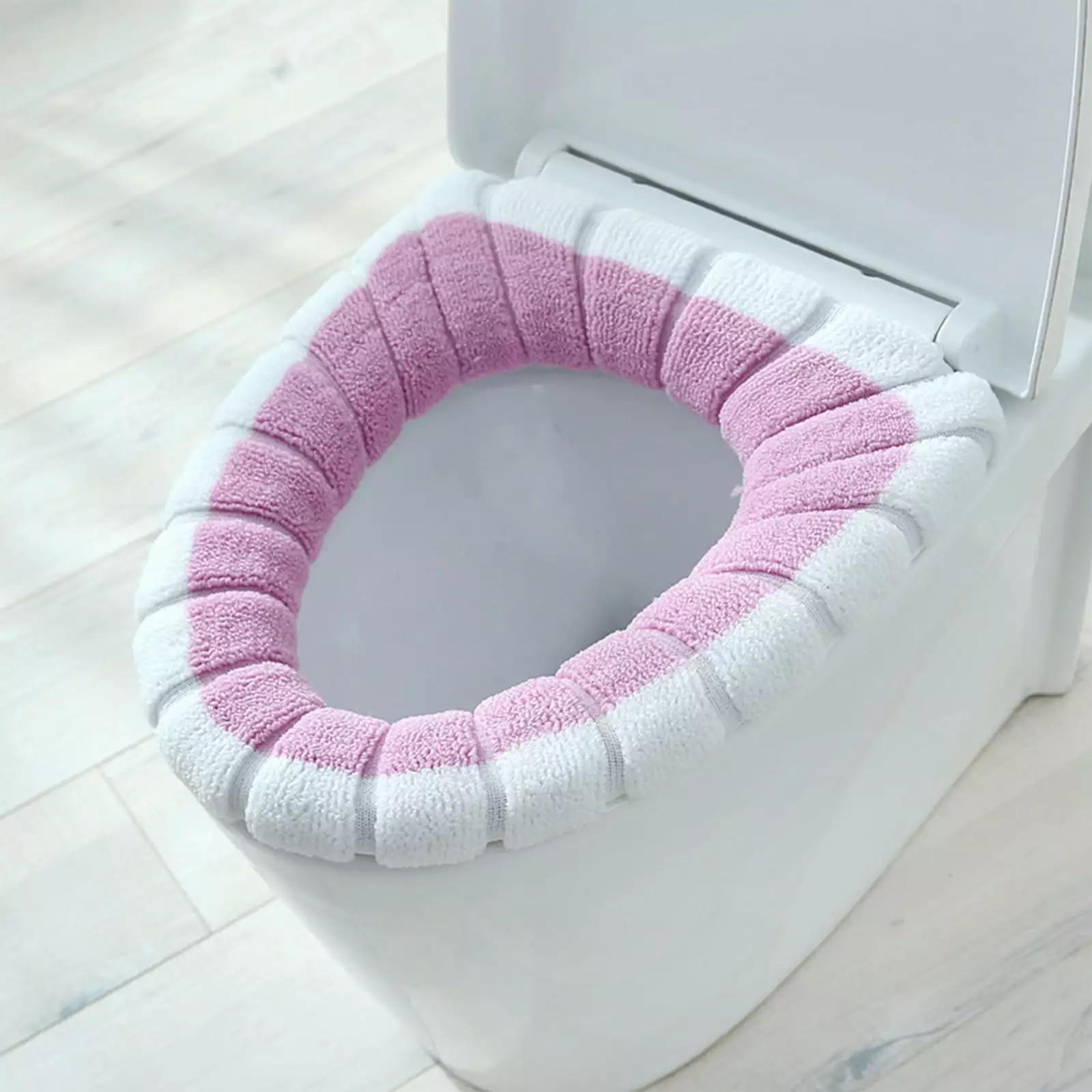 TOFOTL O-shaped Toilet Pad Toilet Cover Plush Winter Warm Universal Toilet Cover Cushion.Enrich Tiny Home