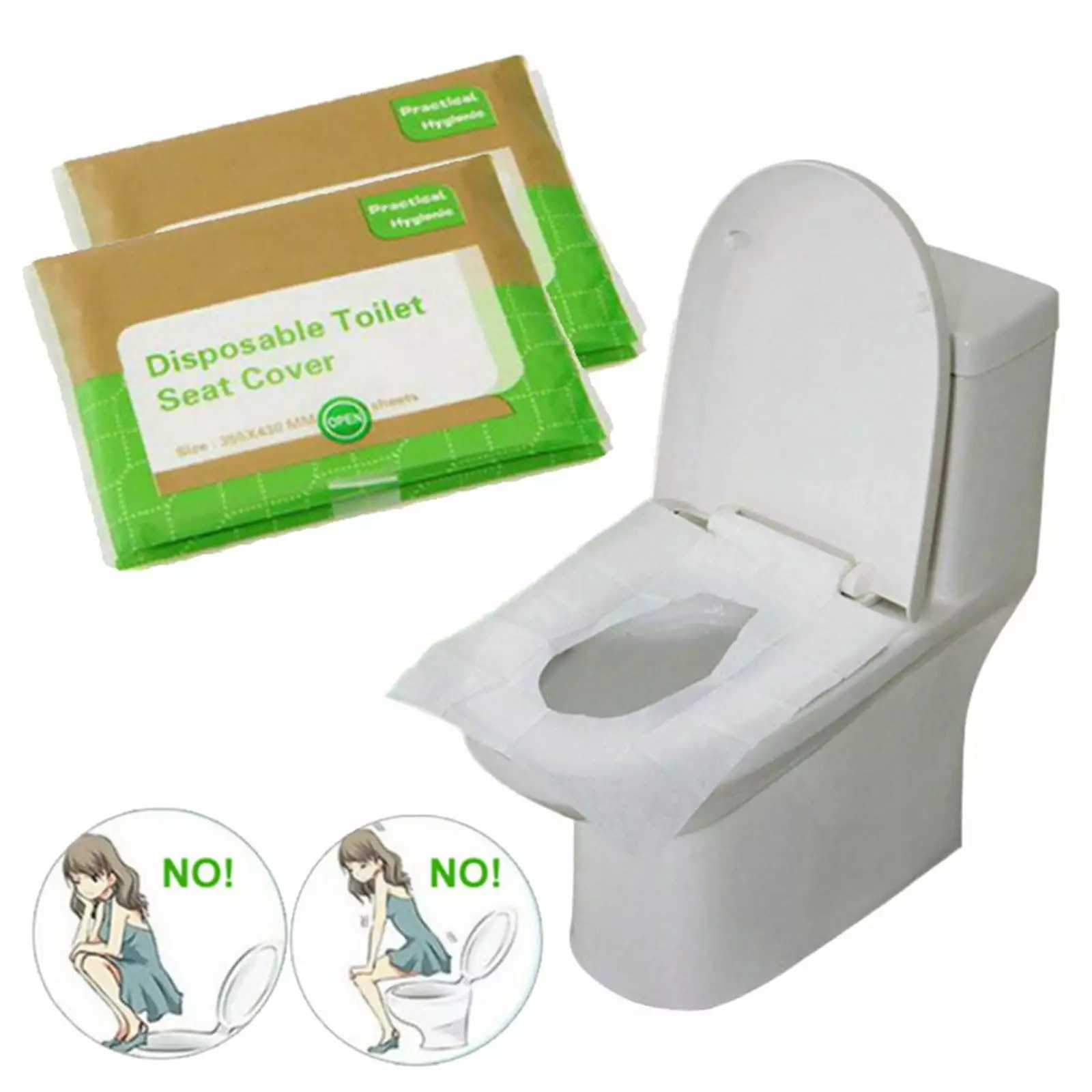 TOFOTL Toilet Seat Covers Disposable. Flushable Travel Disposable Toilet Seat Covers For Adults Kids. Travel Accessories For Airplane. Road Trips. Camping.Enrich Tiny Home