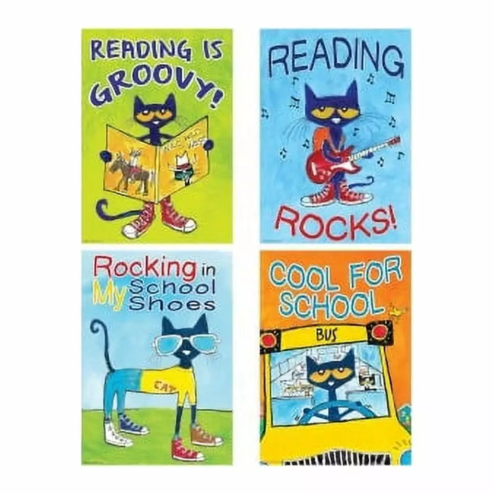 Teacher Created Resources. TCR6656. Pete the Cat Posters Set. 4 / Set. Multicolor