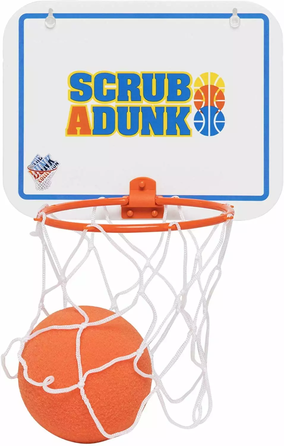 The Dunk Collection Scrub-A-Dunk. Bathtub Toy Basketball Hoop for Baby Ballers!