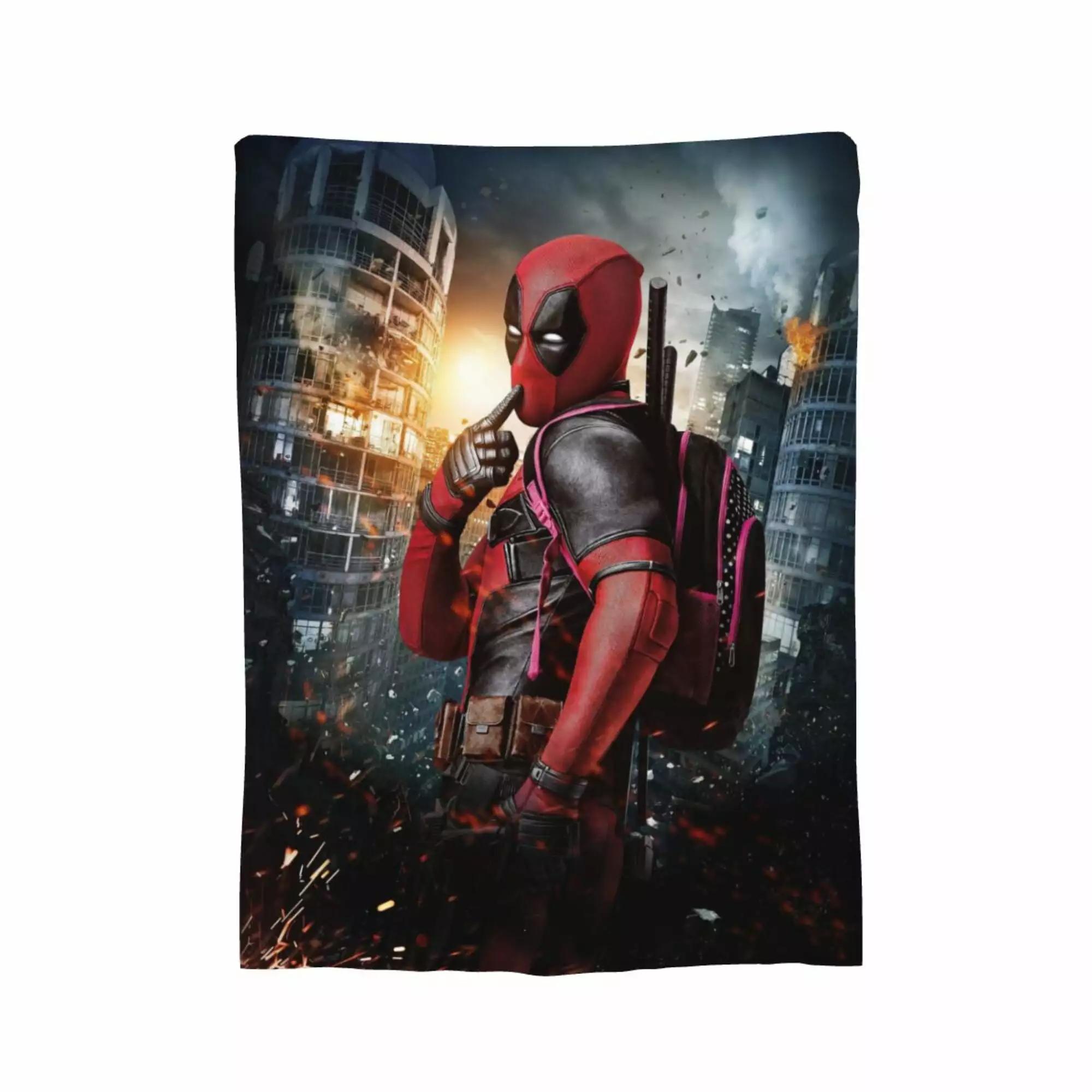 Throw Blanket Superhero Blanket Super Hero Blanket Throw Bedding Room Decor Flannel Blankets for Bed Sofa 40x30