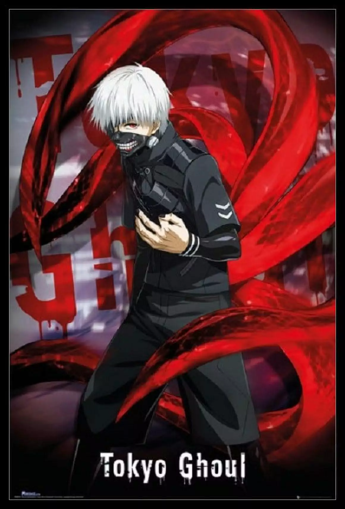 Tokyo Ghoul Ken Kaneki Laminated & Framed Poster (24 x 36)