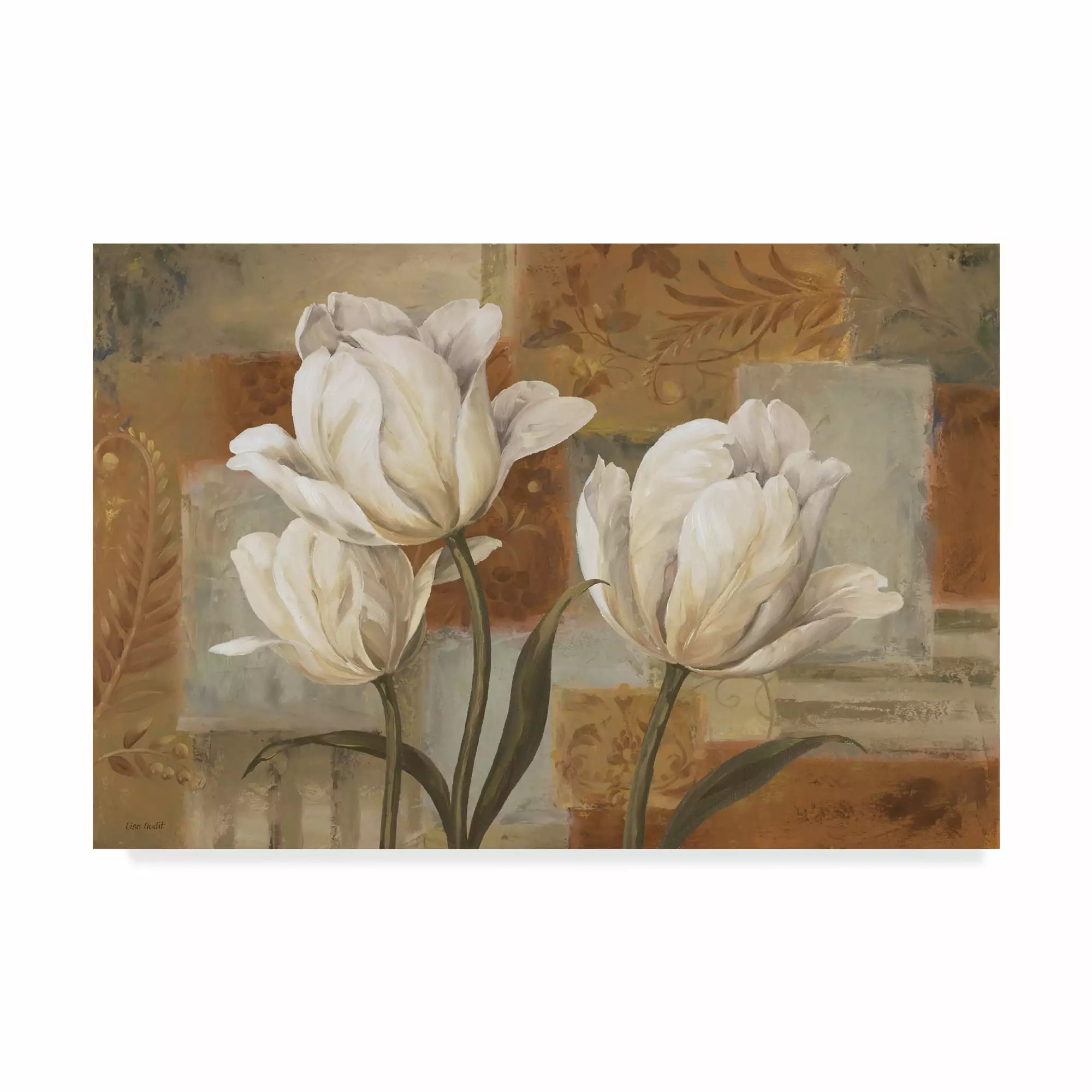 Trademark Fine Art 'Tulip Waltz I' Canvas Art by Lisa Audit