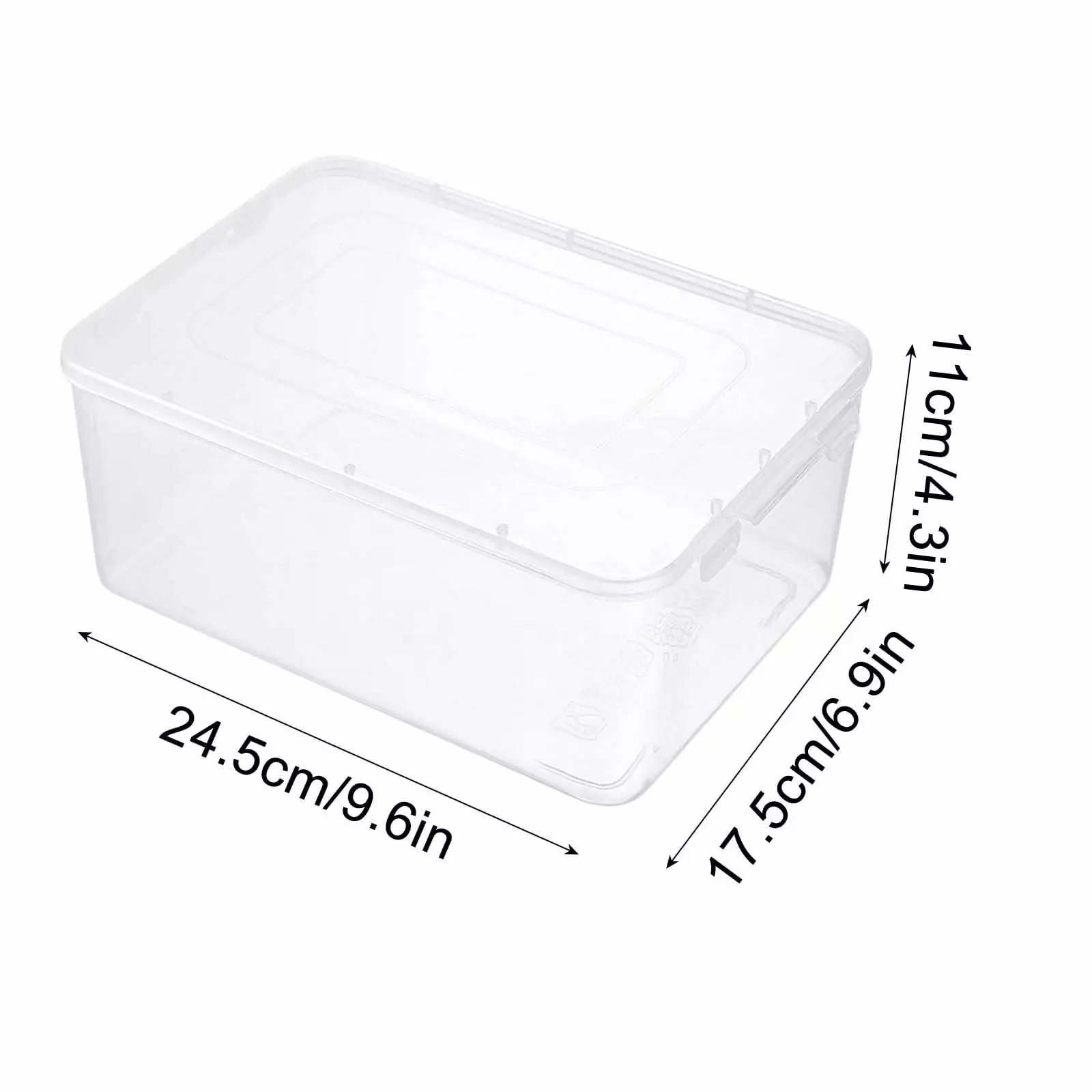 Transparent Book Storage Box Sorting And Packaging Book Shelf Storage Box Desktop Children's Picture Book Storage Box Clear