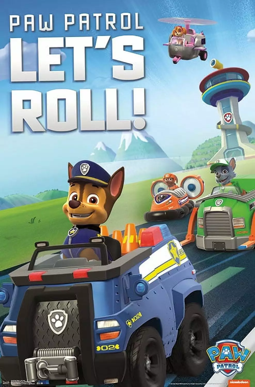 Trends International Paw Patrol - Let's Roll Poster