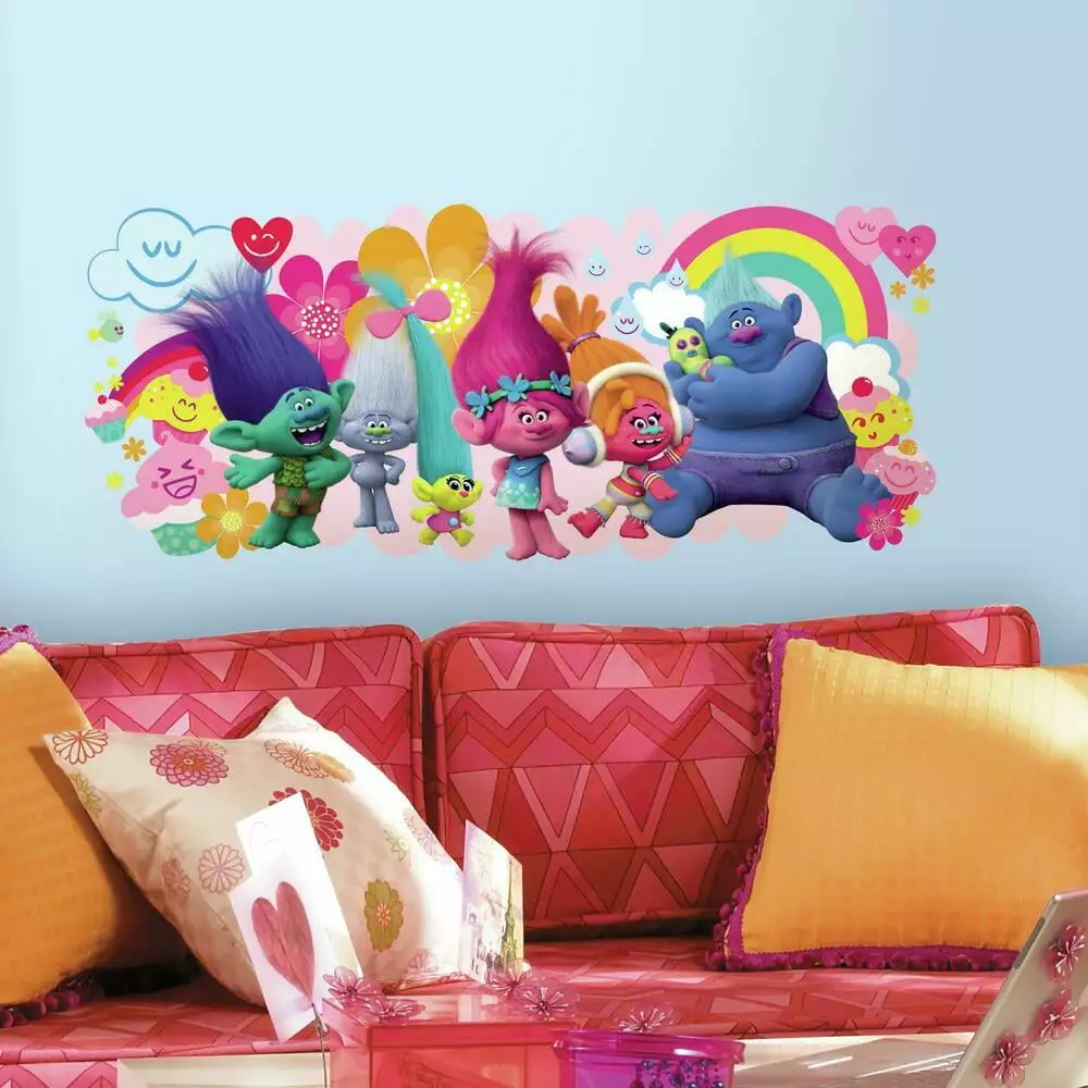 Trolls Movie Giant Wall Graphic