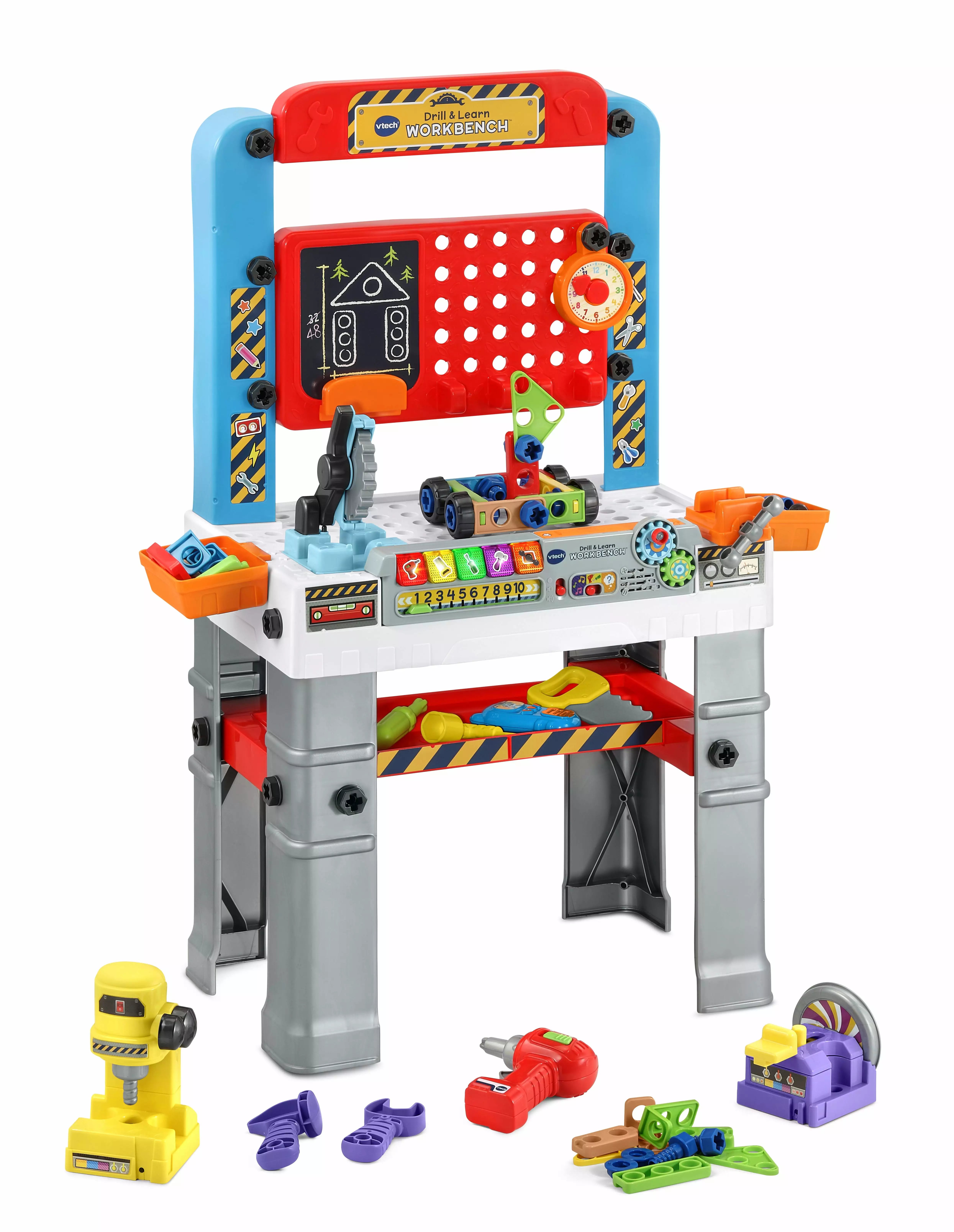 VTech Drill & Learn Workbench with Tools for Toddlers