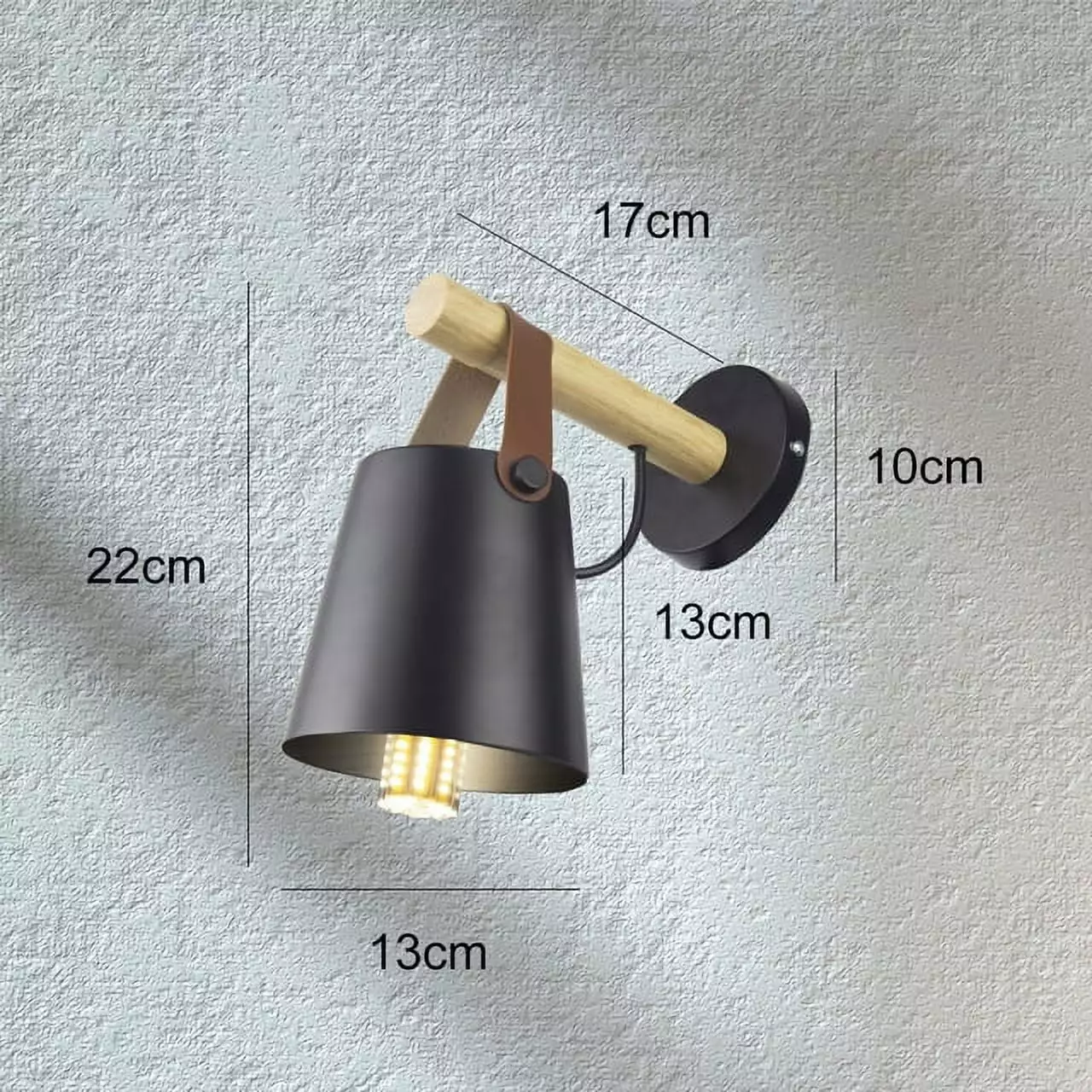 Vintage Wall Lamp With switch E27 Base Industrial AC90-260V Wall Light Indoor Lighting Adjustable Retro Loft bedroom light