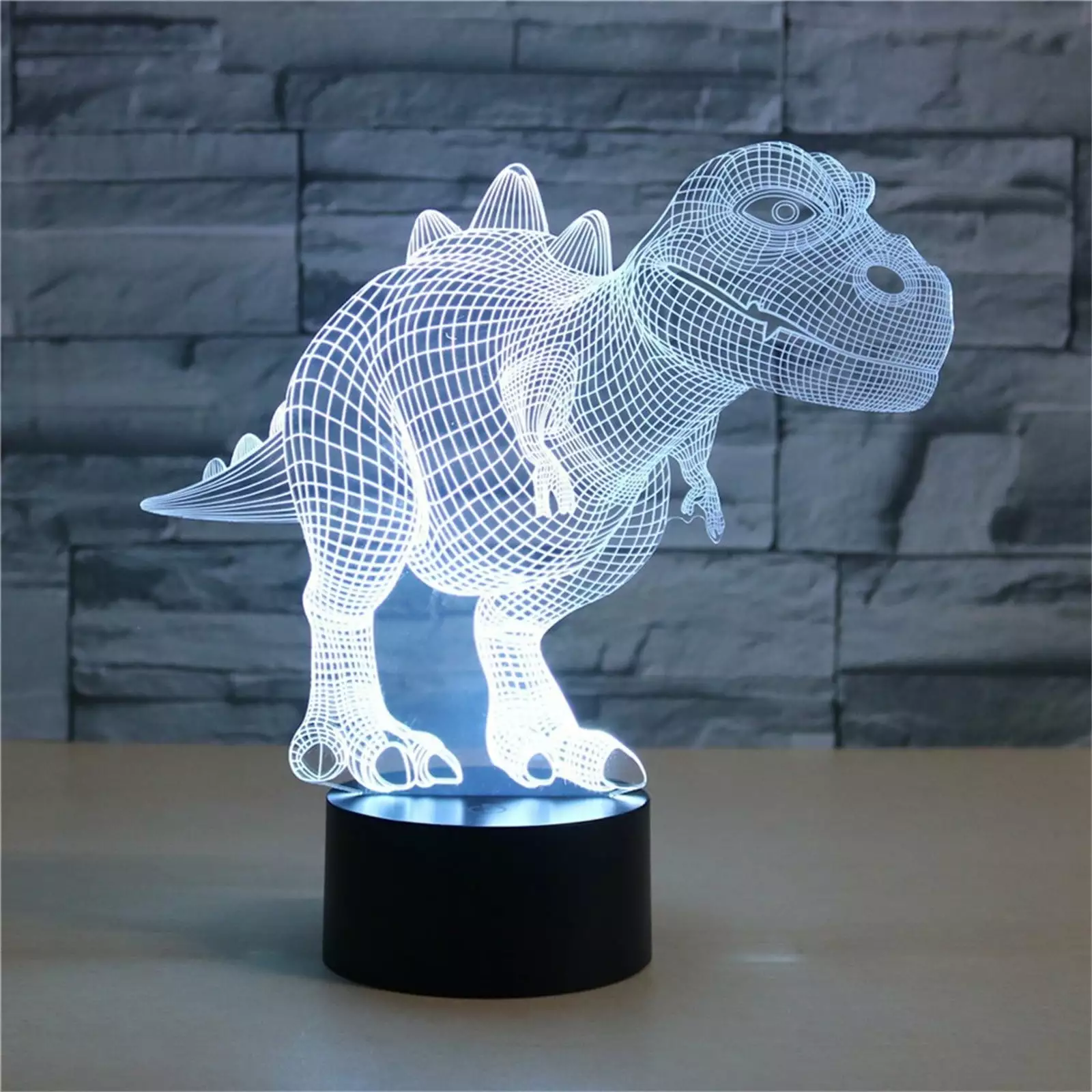 WQJNWEQ Valentines Day Decorations 3D Dinosaur Children Night Lamp Led Colors Changing Lighting Decoration Creative Gift Lamp Bedside Lamp Table Lamp