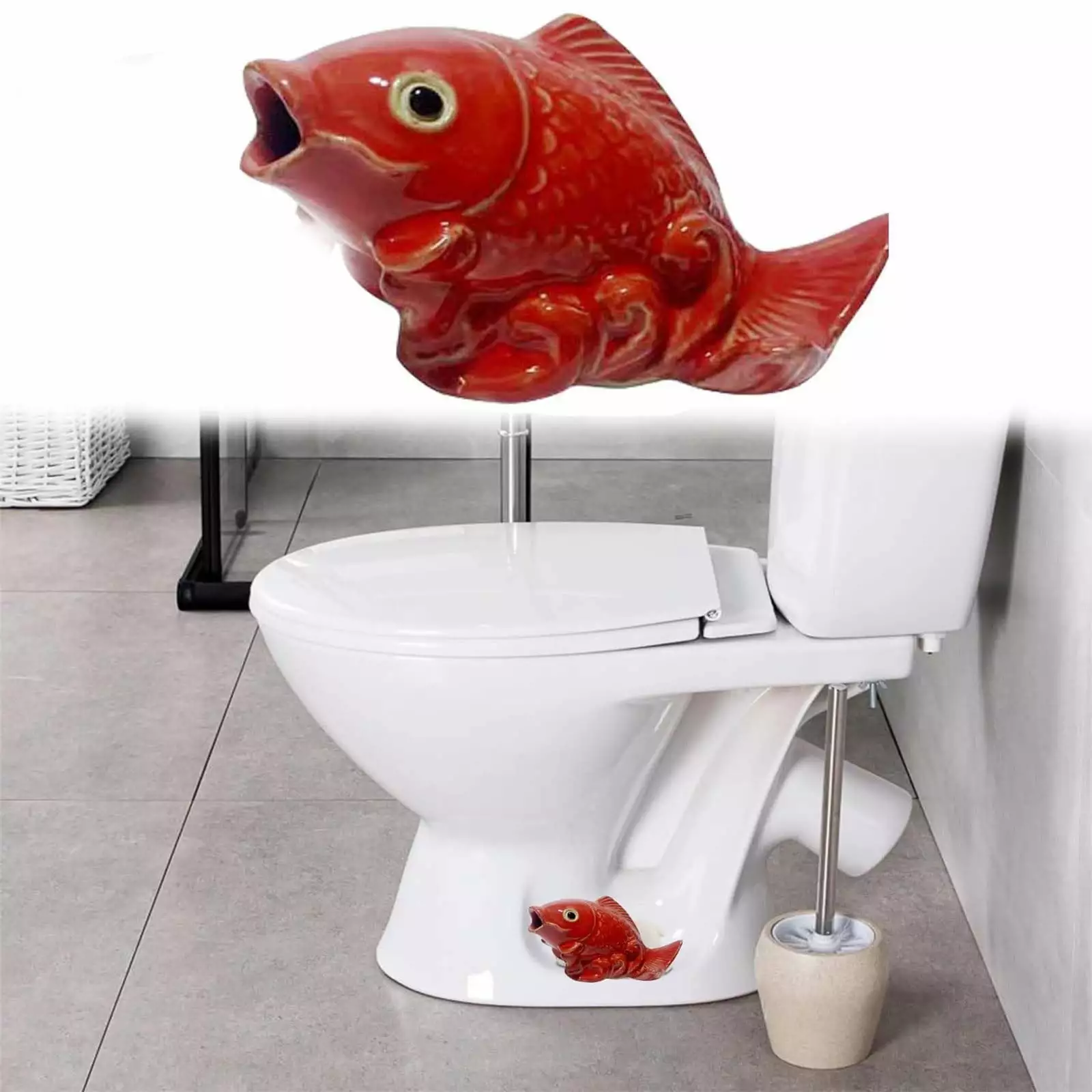 Walmart Deals Wuxinga Bathroom Products.Toilet Caps Decorative Frog Fish & Turtles Ceramic Decorative Toilet Covers Caps Cute Porcelain Toilet Caps Tall Toilet Covers Decorative Animals