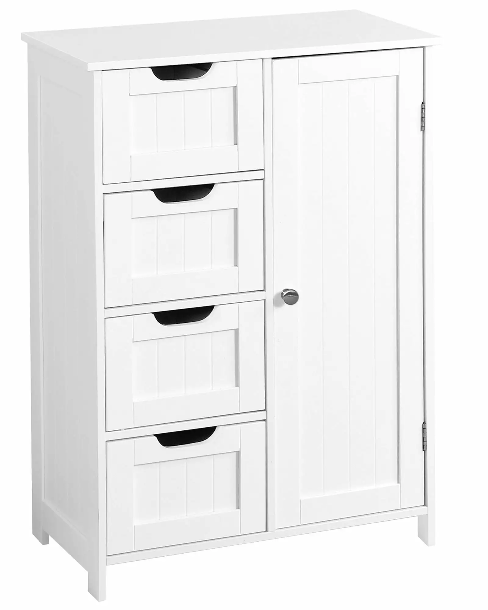 White Dressers for Bedroom. 4-Drawer Wood Chest of Drawers. Modern Chest for Kids Room.Storage Cabinet for Bathroom.Closet.Entryway.Hallway.Nursery