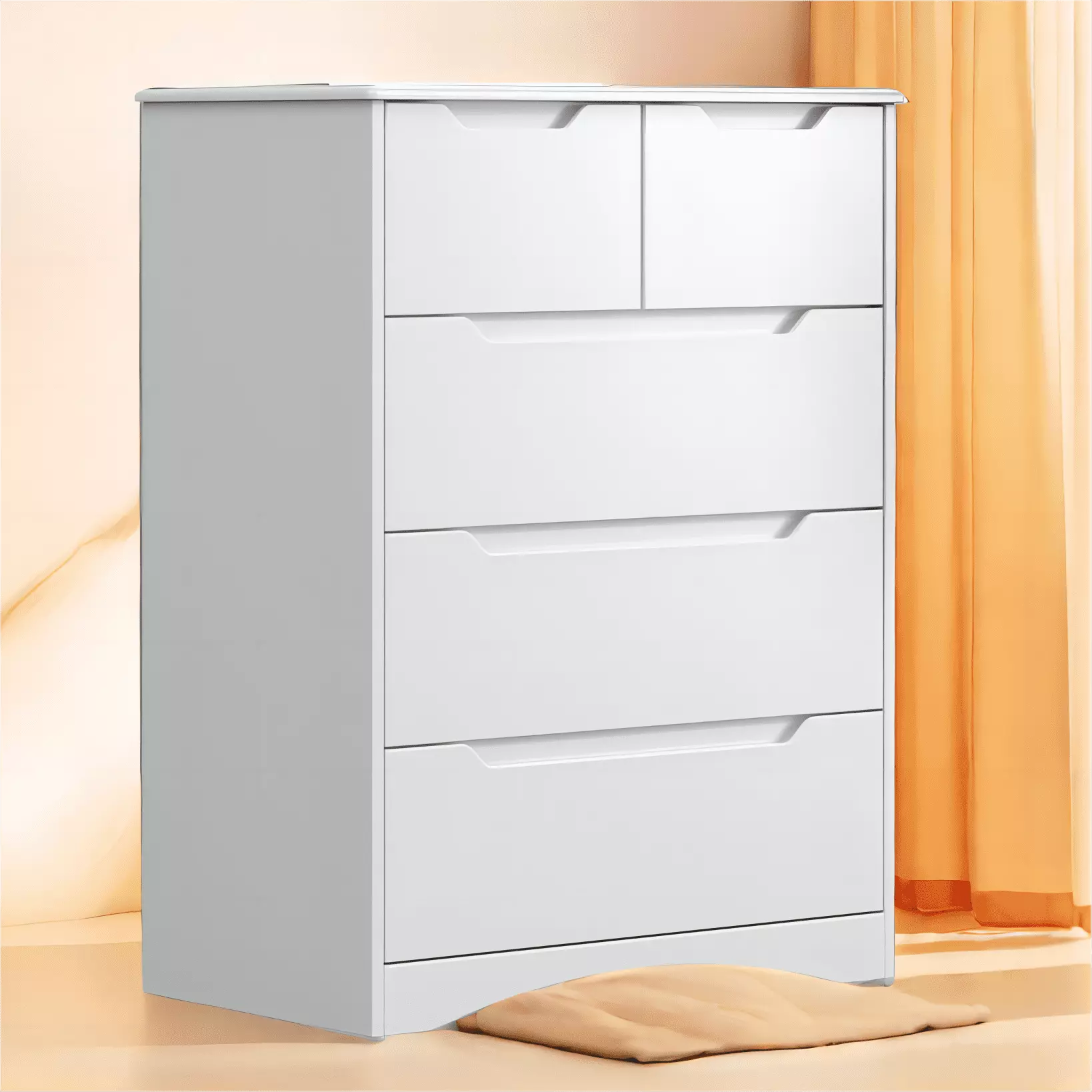 White Dressers for Bedroom. Lofka Modern White 5 Chest of Drawers Dresser for Wardrobe