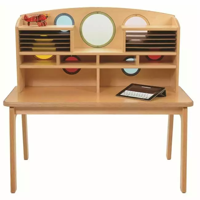 Whitney Brothers CH0200 Porthole Desk. Natural UV