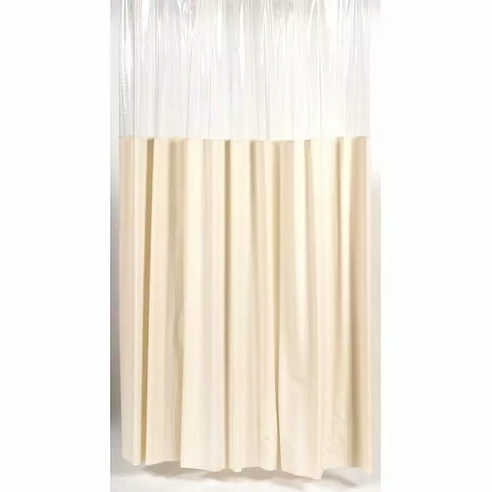 Window Vinyl Shower Curtain in Ivory