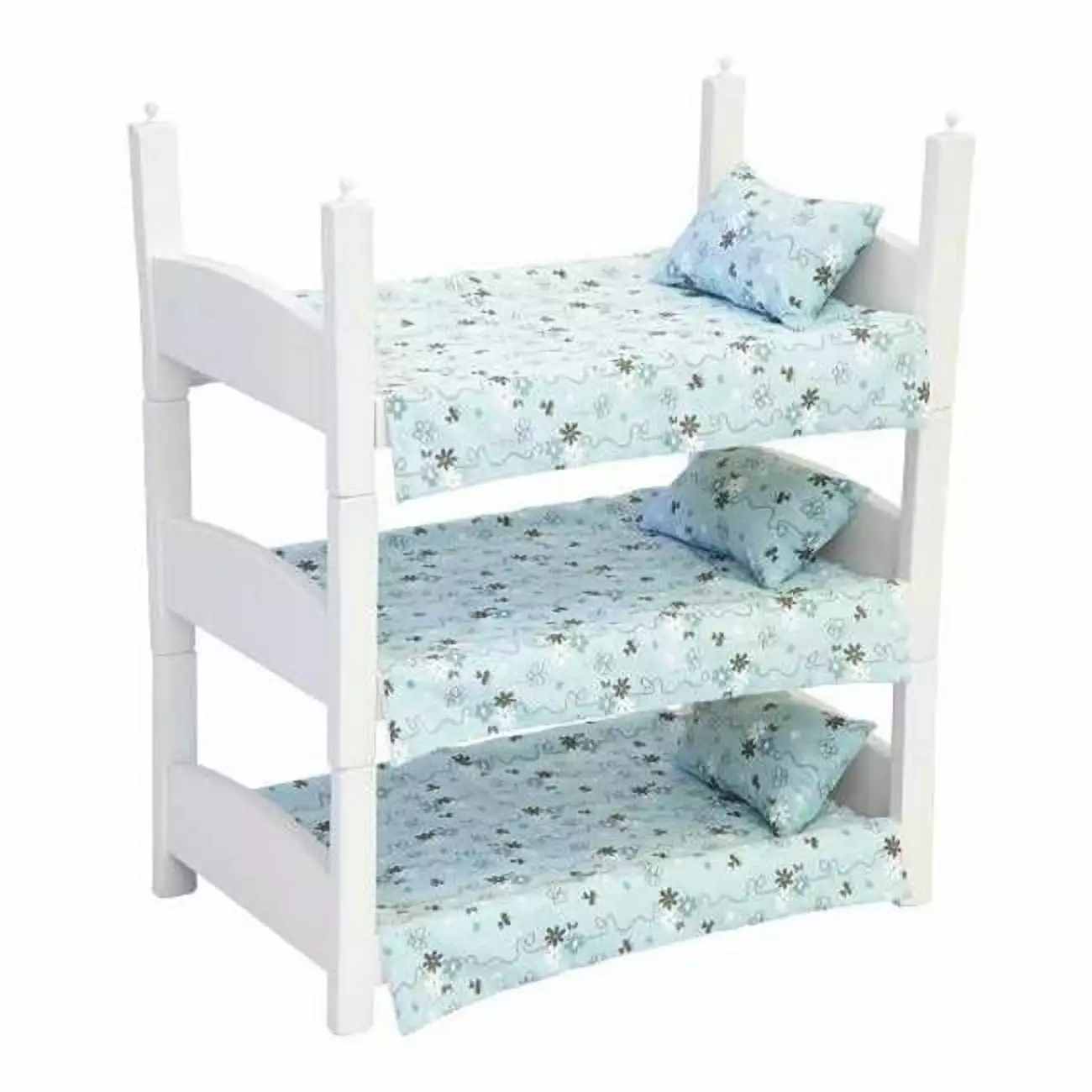 Wooden Stacking Beds. White