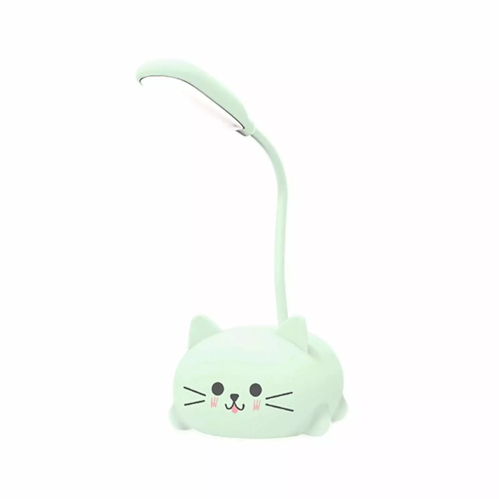 Wovilon Kids Lamp. LED Desk Lamp for Kids. Cute Cat Lamp Kawaii Desk Accessories. Flexible Gooseneck Eye-Care Cartoons Small Desk Lamp Girls Gifts