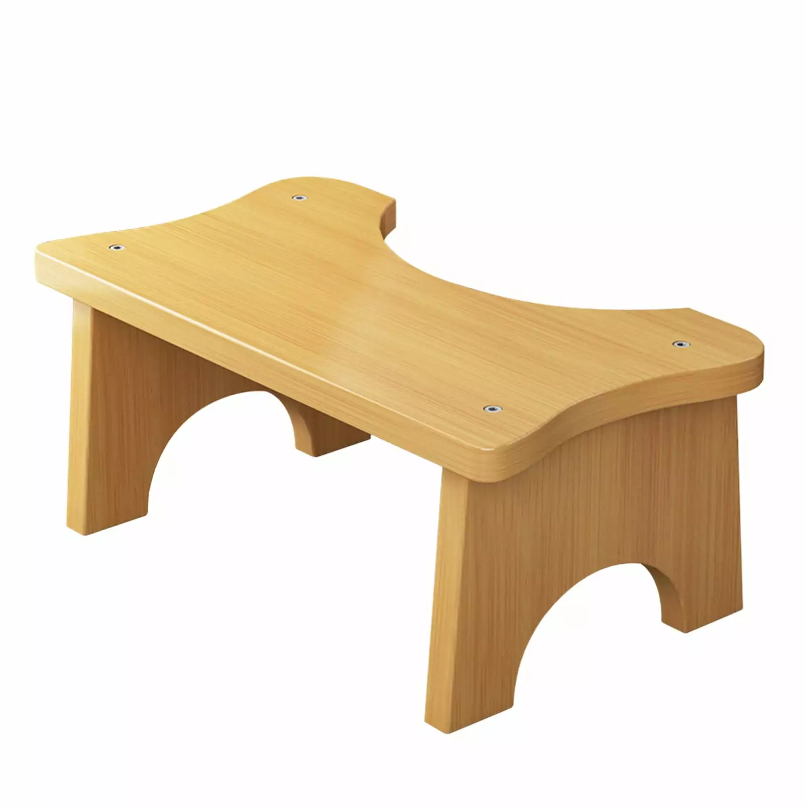 XYKA toilet Squat toilet Stool Stool toilet Solid Wood Non Slip Mat Foot Artifact Elderly Children Stool with Solid Color is Easy to Assemble and Firm