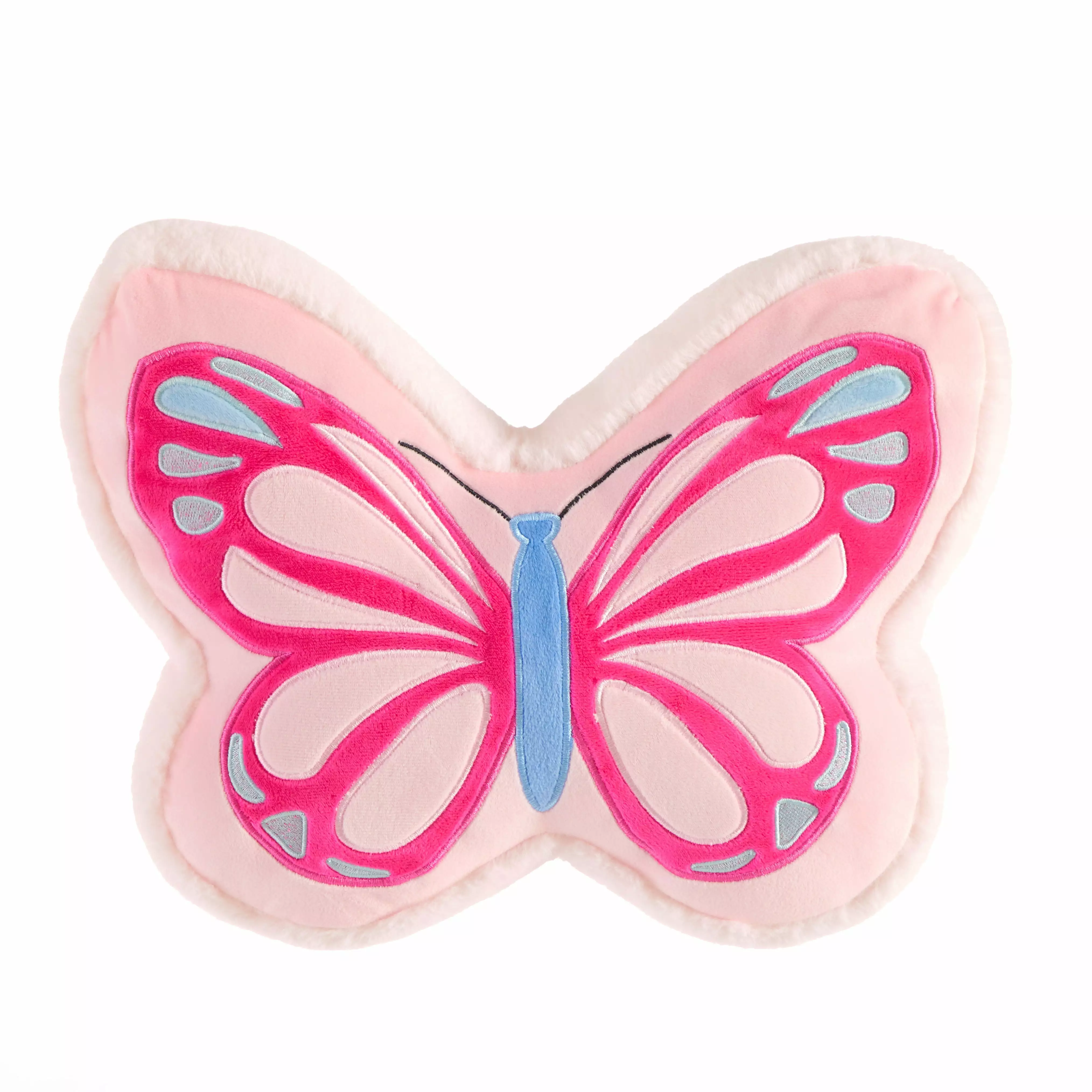 Your Zone Butterfly Decorative Pillow for Kids. Pink. Spot-clean. 11 H